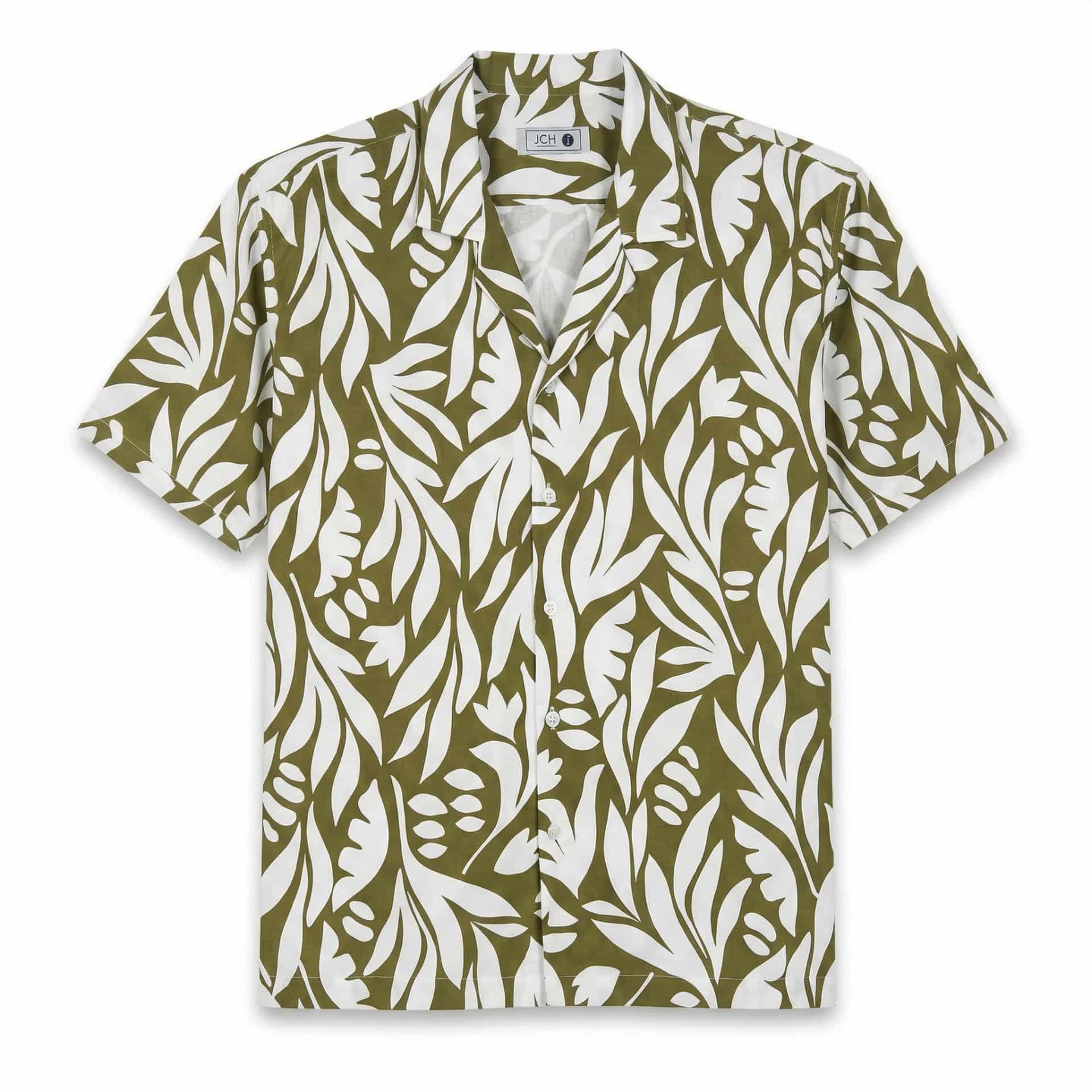 Camisa Bowling Estampada Verde C303 - miniatura 4