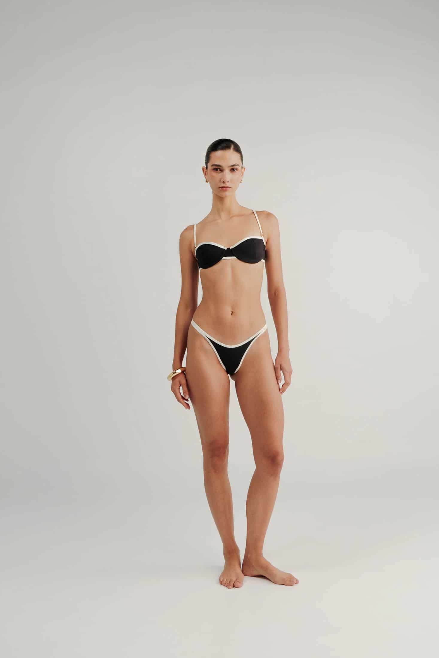 PICOS DE LA SIERRA BIKINI BOTTOM - BLACK - miniatura 2