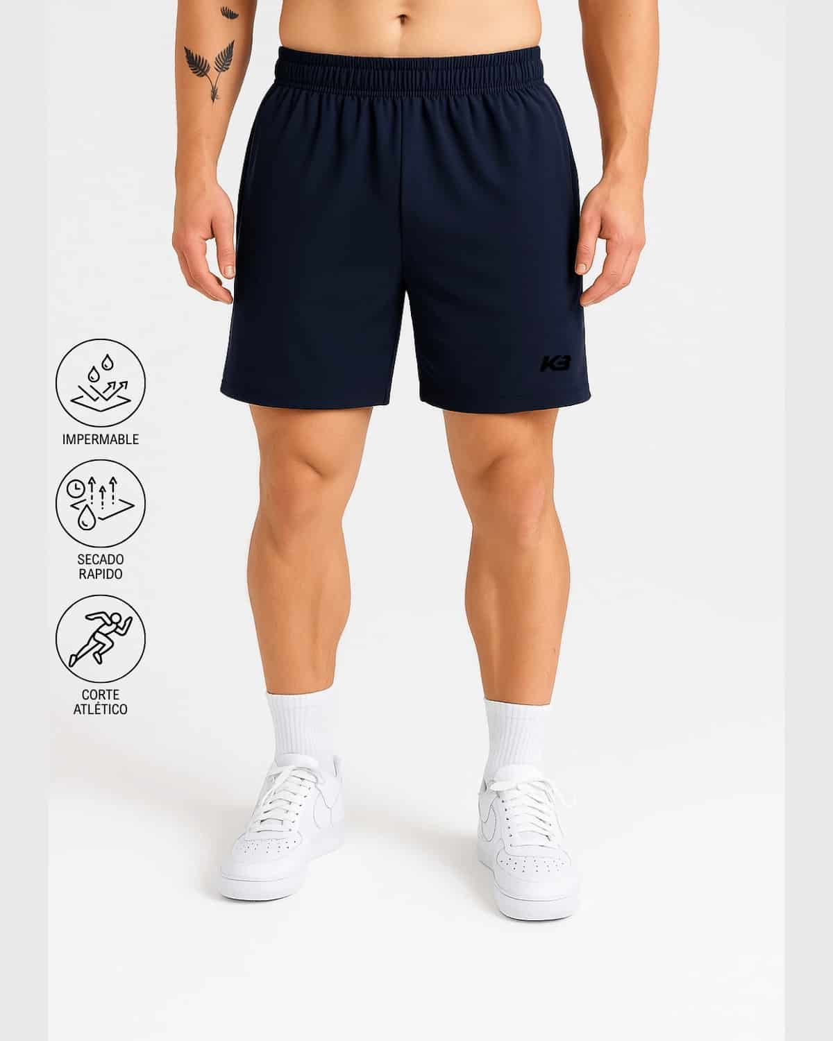 Pantaloneta Impermeable Fit Atletico┃KBMEN RF.401 - miniatura 3