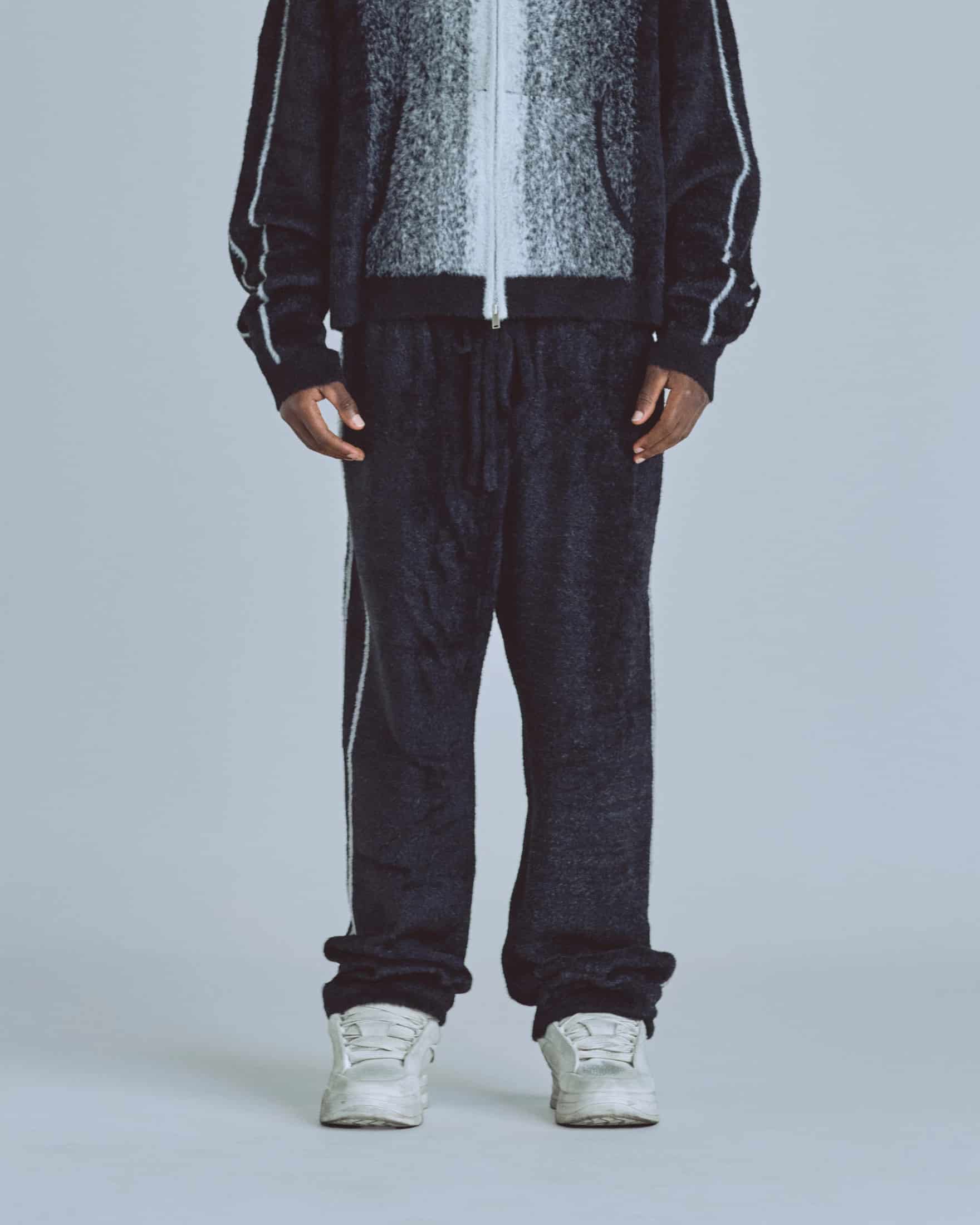 Basics Knit Pants Bone/Black - miniatura 2