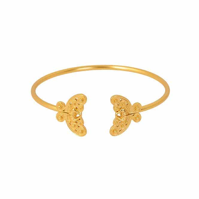 Pulsera de Aro Nariguera Mariposa Tairona - miniatura 2