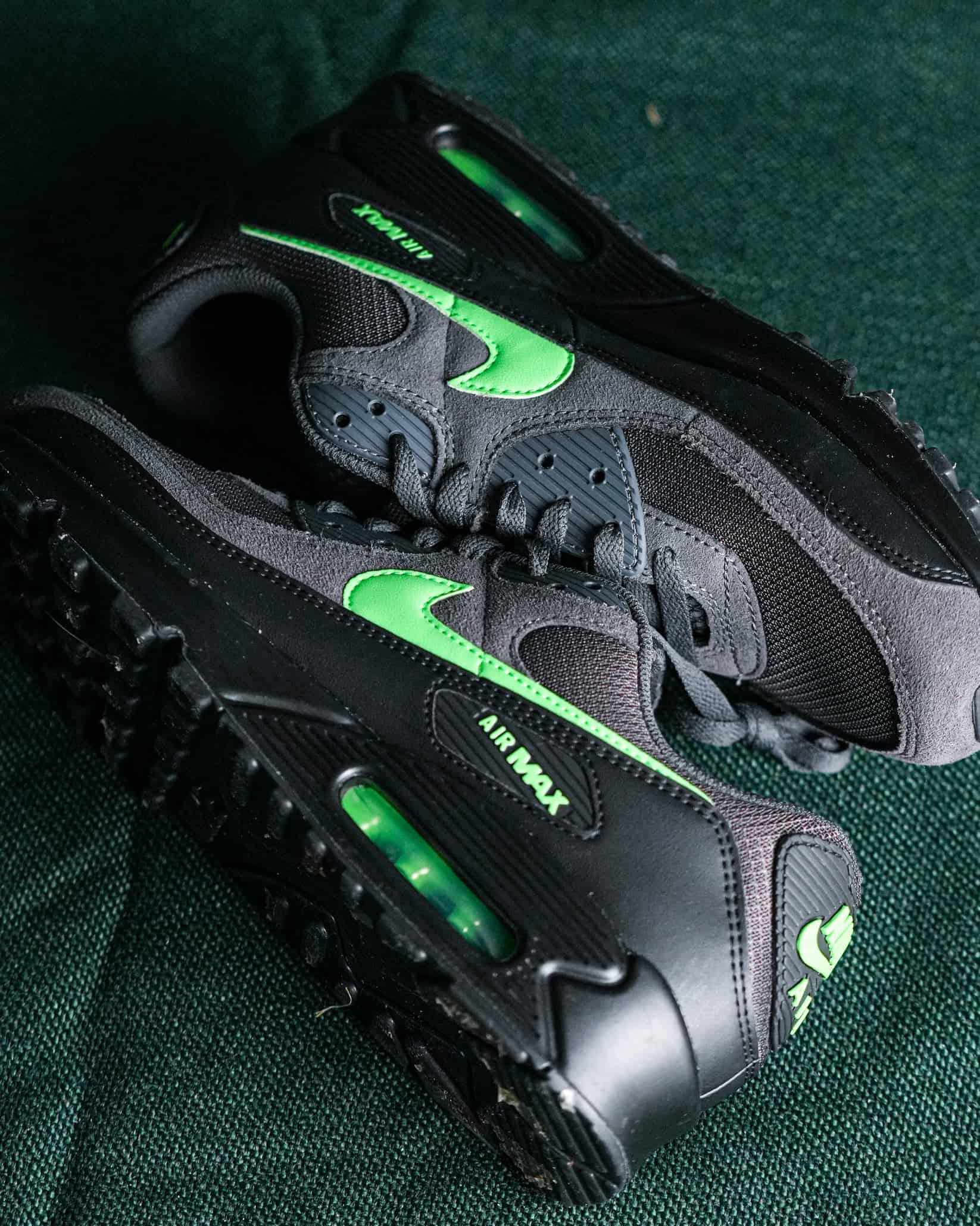 TENIS HOMBRE AIR MAX 90 GRIS/VERDE - miniatura 2