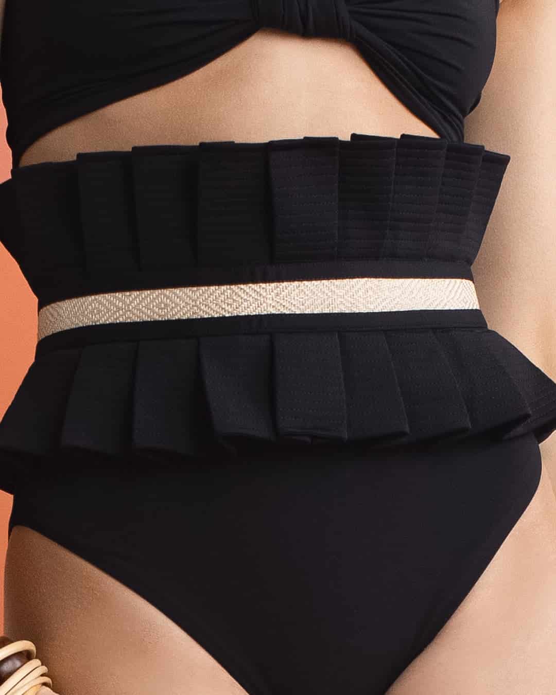 BARBARA BELT / Negro - miniatura 3