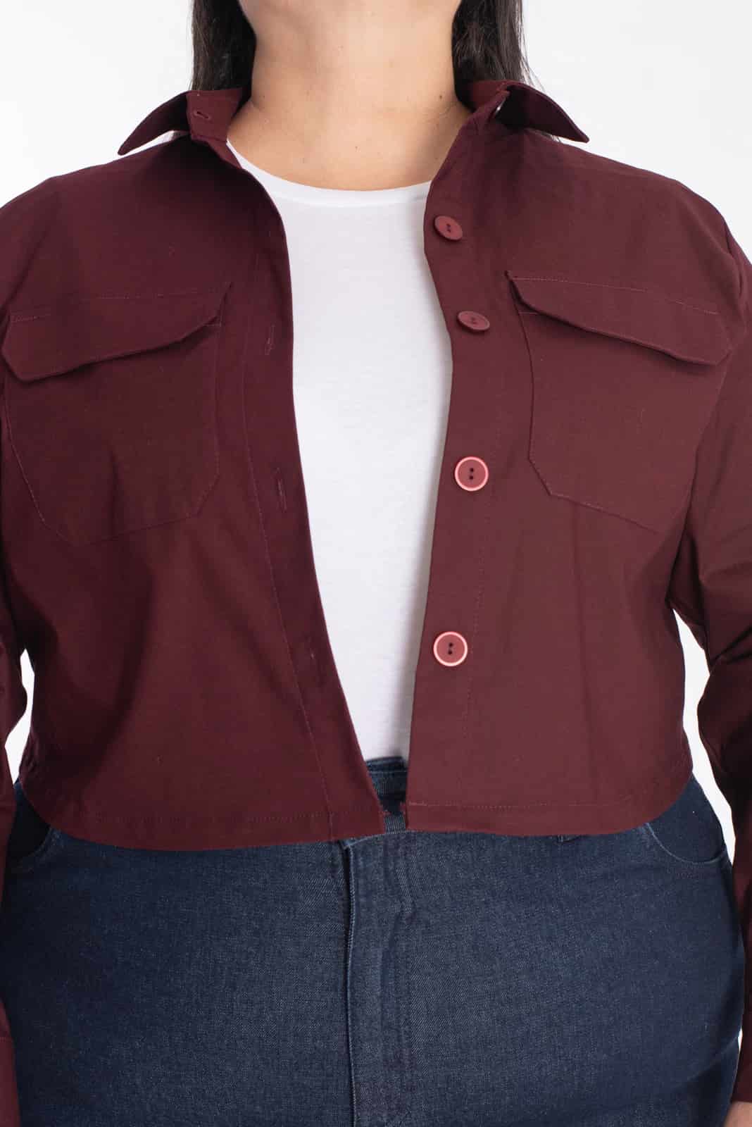 Chaqueta Ramona Vino Tinto - miniatura 4