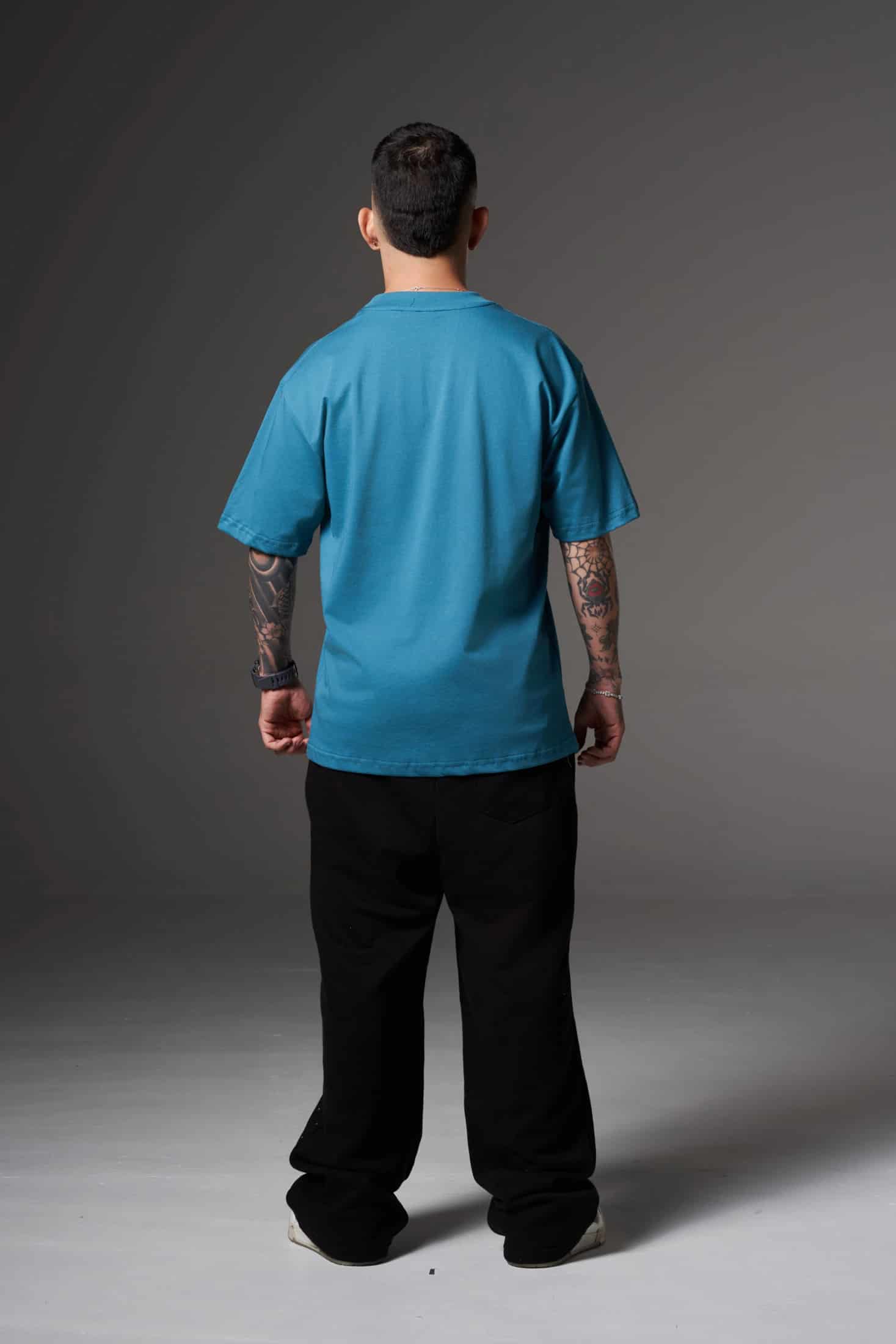BLANK COLONIAL BLUE  250 GSM 100% ALGODON - miniatura 5