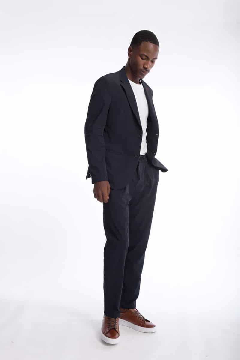 Traje Travel Tech Azul navy - miniatura 2