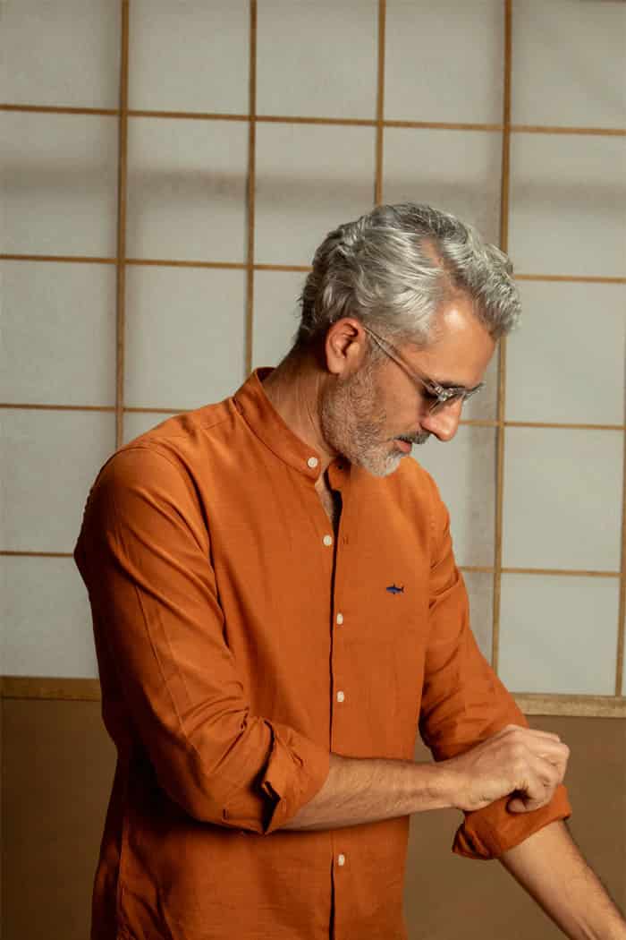 CAMISA NERU NARANJA O - miniatura 2