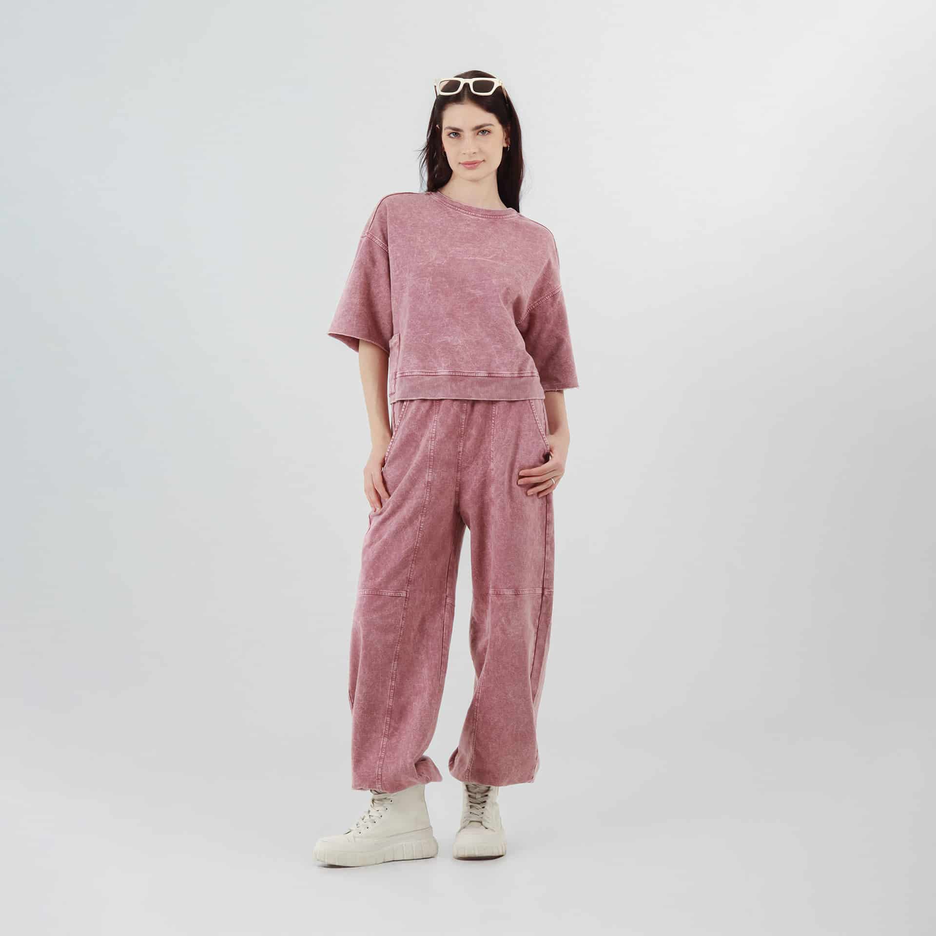 Pantalón jogger Tye Dye con pretina elástica - miniatura 1