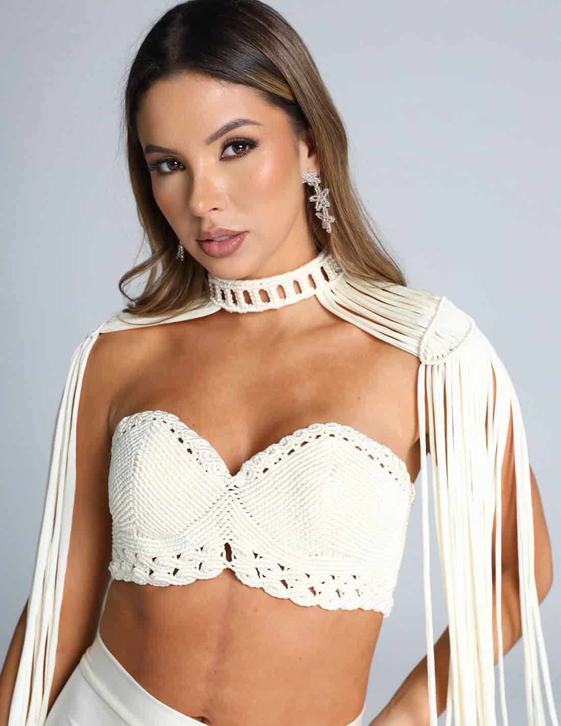 Cuello Eleganza Marfil - miniatura 1