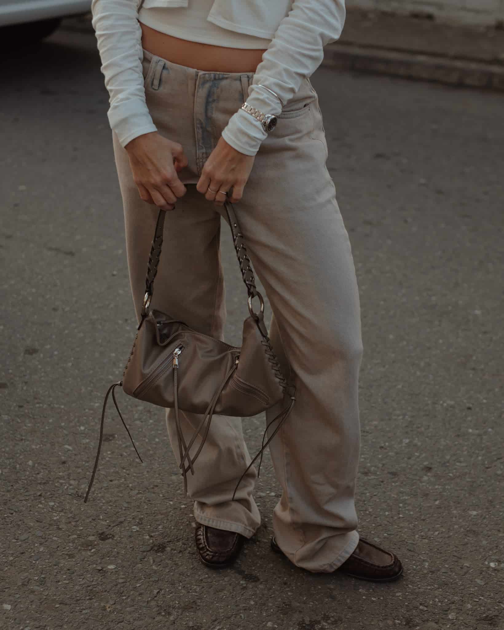 NEW WAISTLESS JEAN - DIRTY PINK - miniatura 1