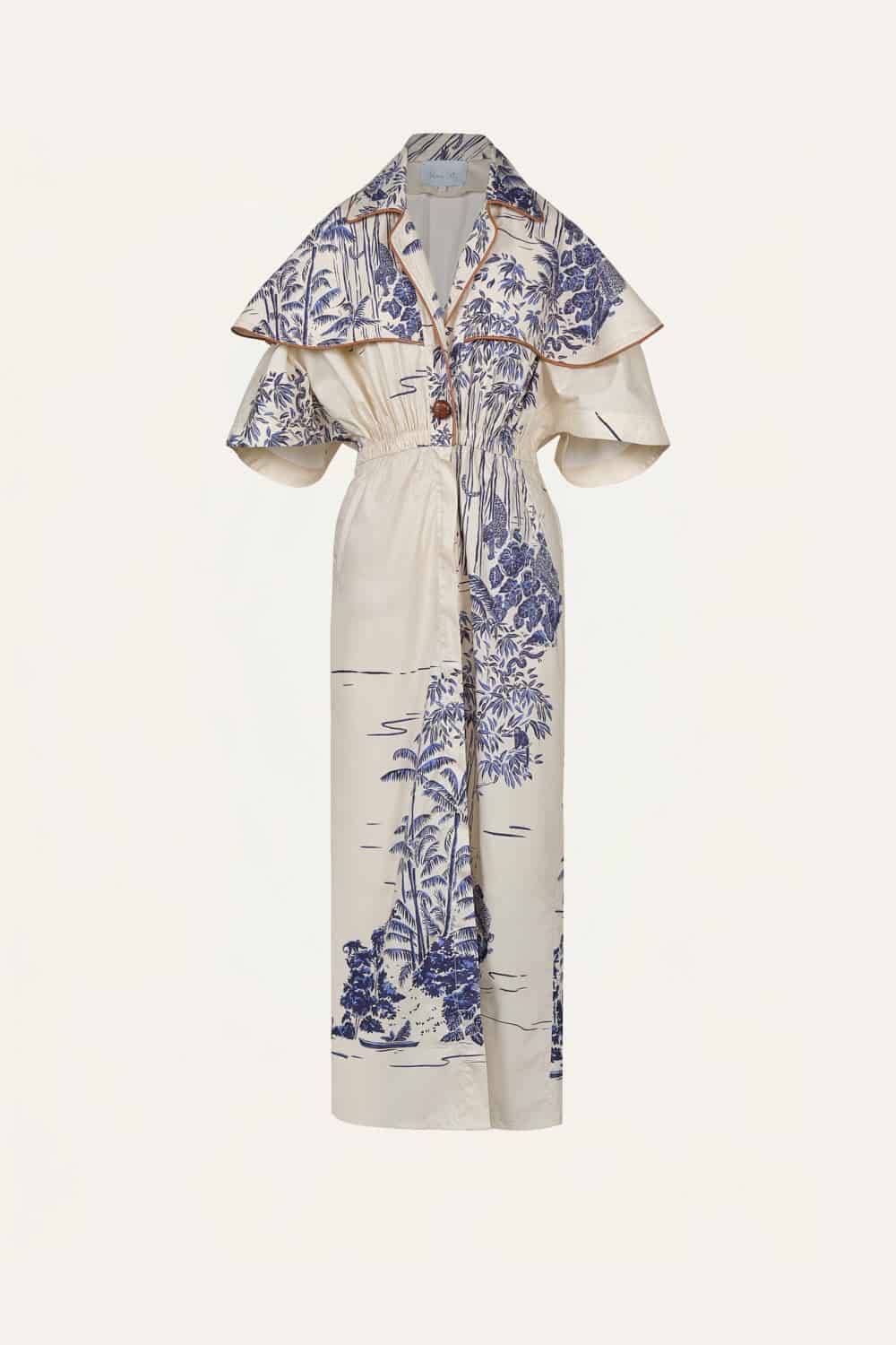 Paper Flower Trenchcoat - miniatura 1
