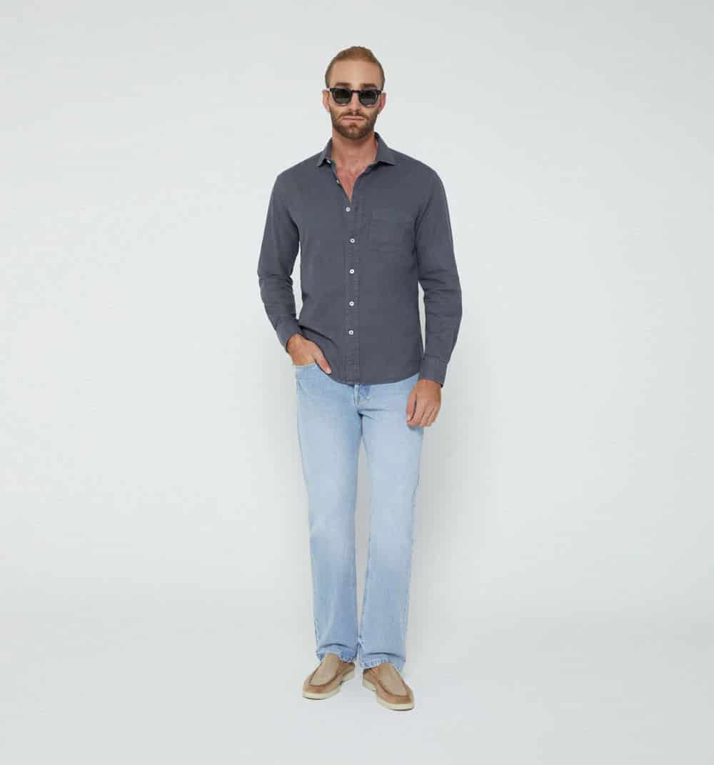 Camisa para hombre de lino - miniatura 50