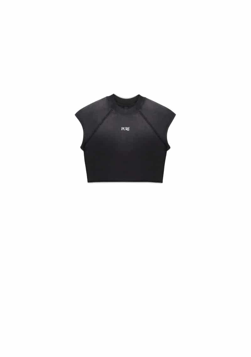 Atelier Black washed Crop top - miniatura 1