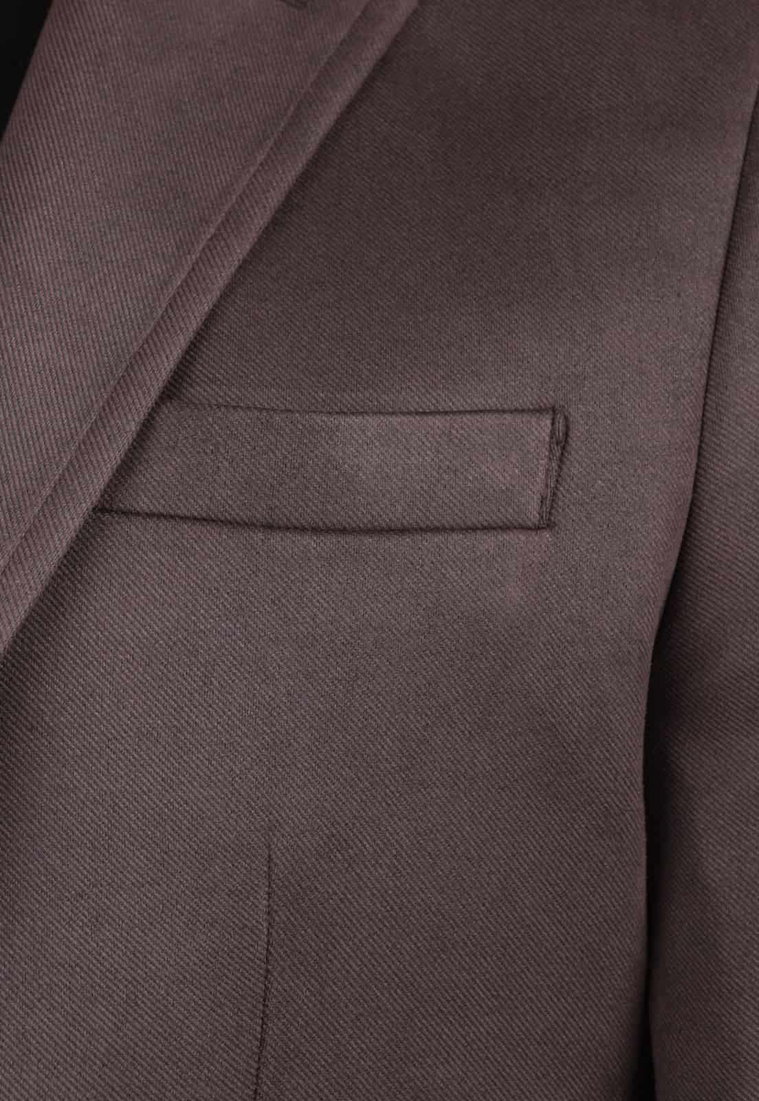 Blazer café solapa clásica - miniatura 5