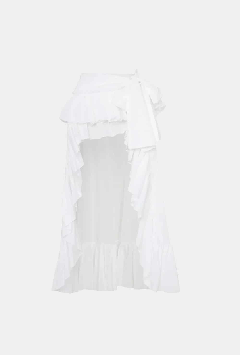 BAHAMAS WRAP SKIRT WHITE - miniatura 4