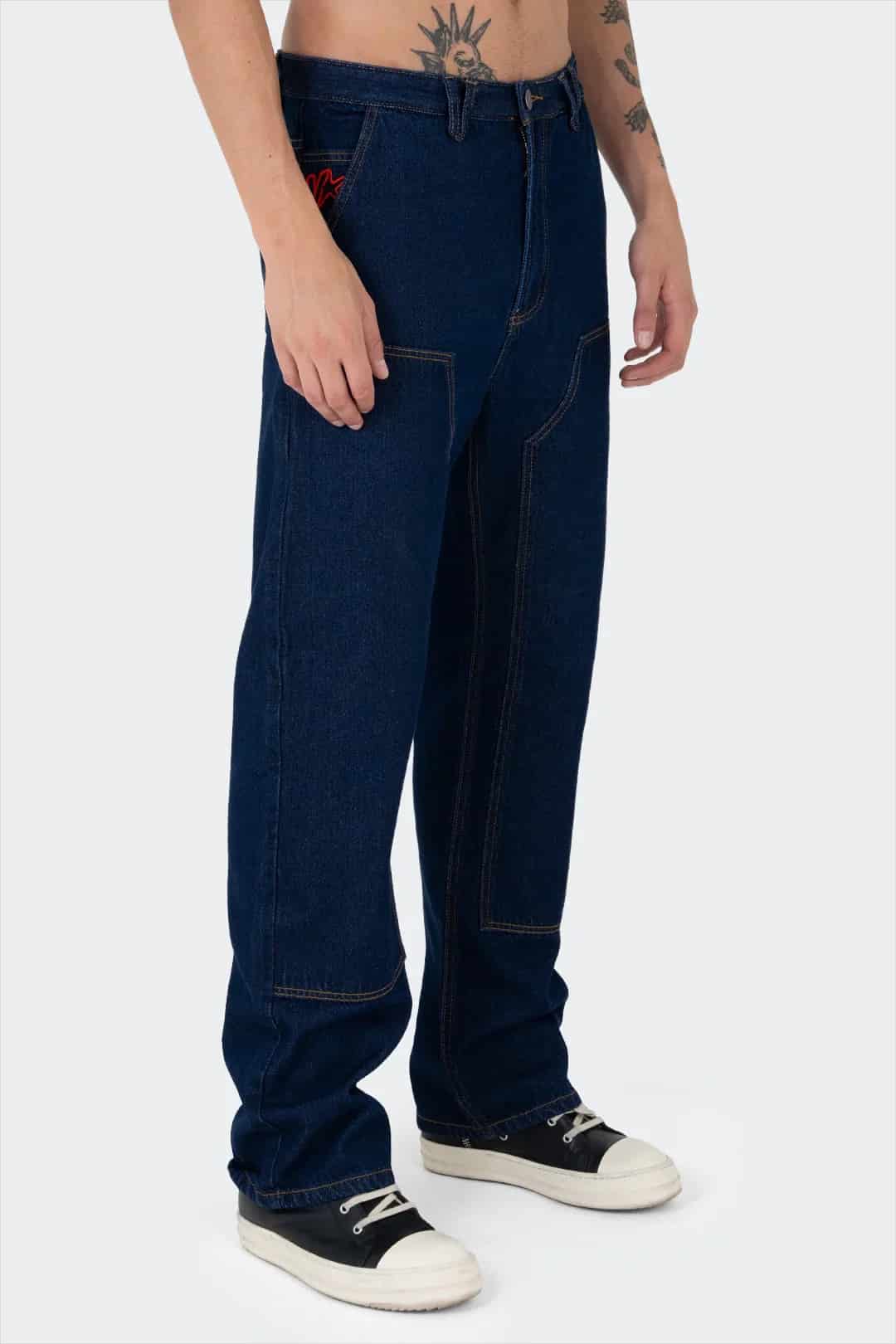 VENENO JEAN DENIM RAW WORK - miniatura 2