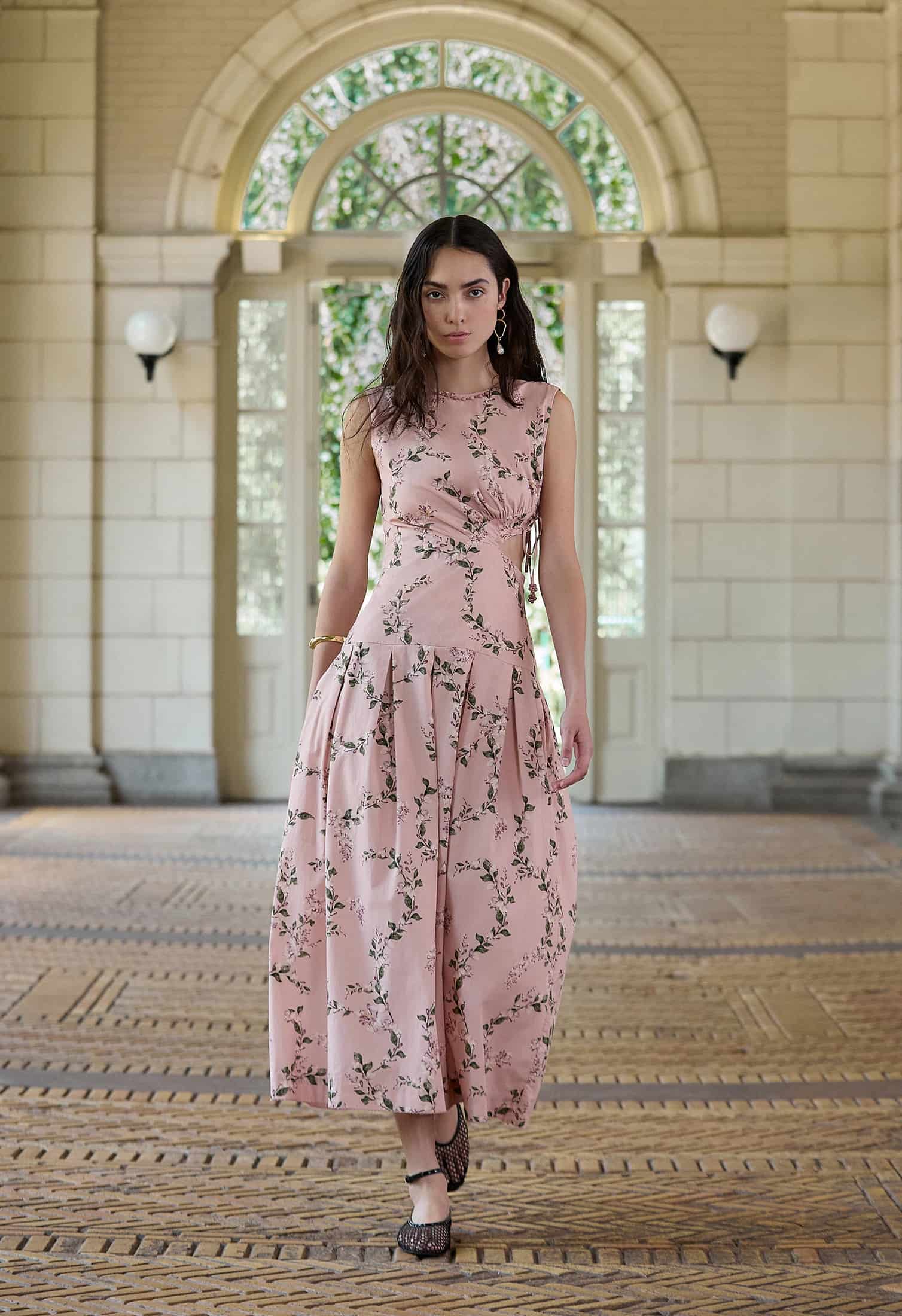 Otoño Wisteria Midi Dress - miniatura 2