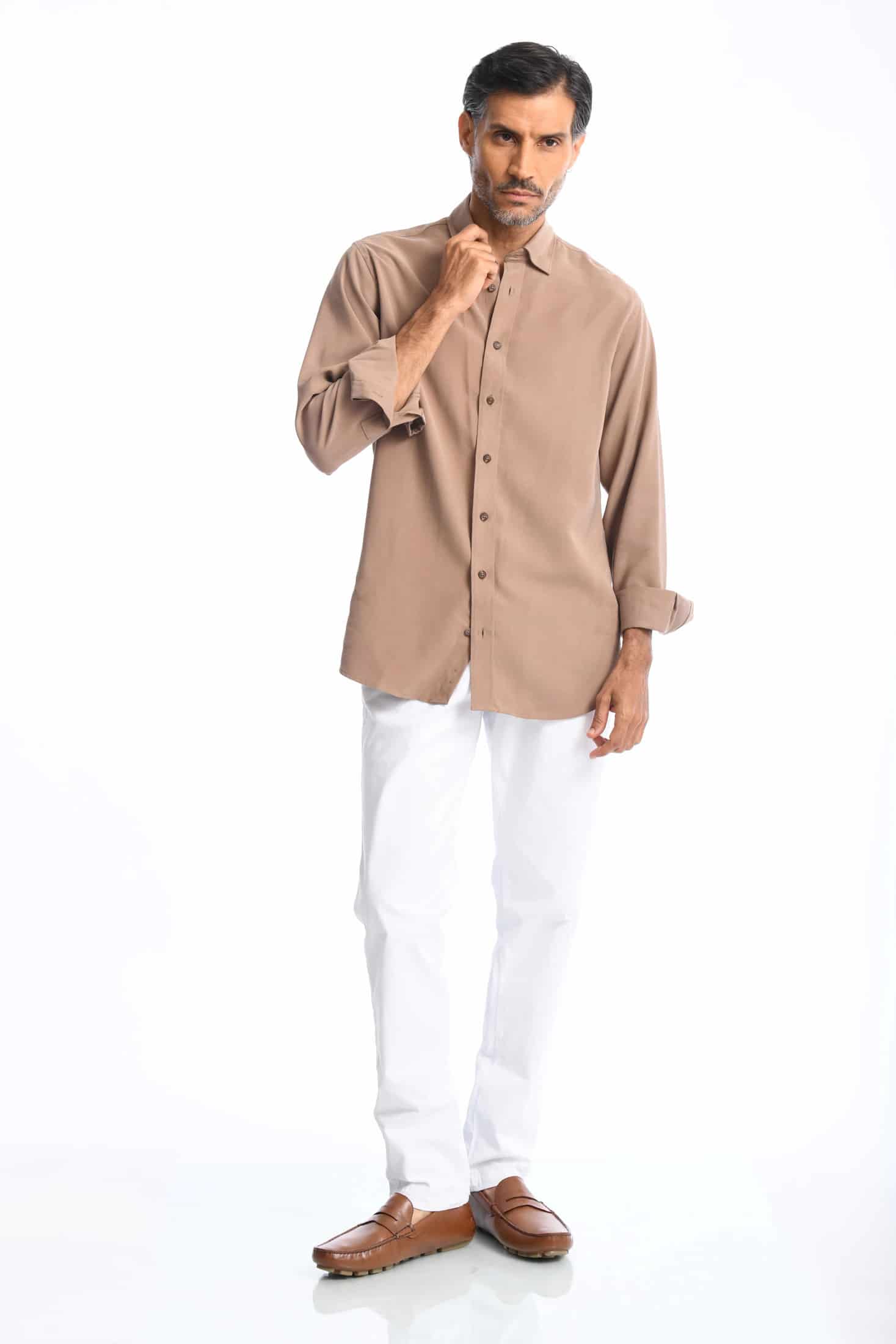 Pantalón Chino Dril Blanco - miniatura 2