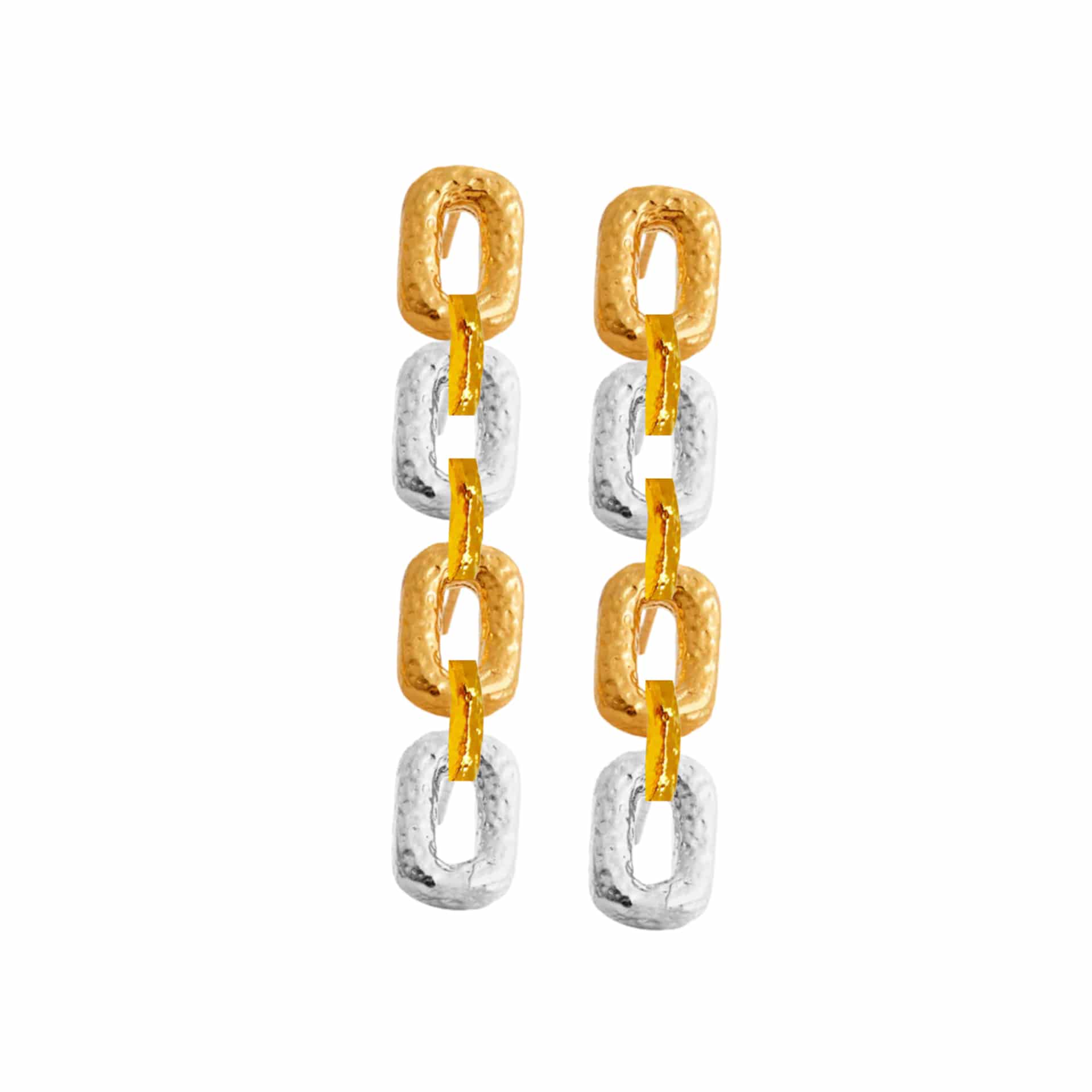 Connected Mini Link Earrings - miniatura 2