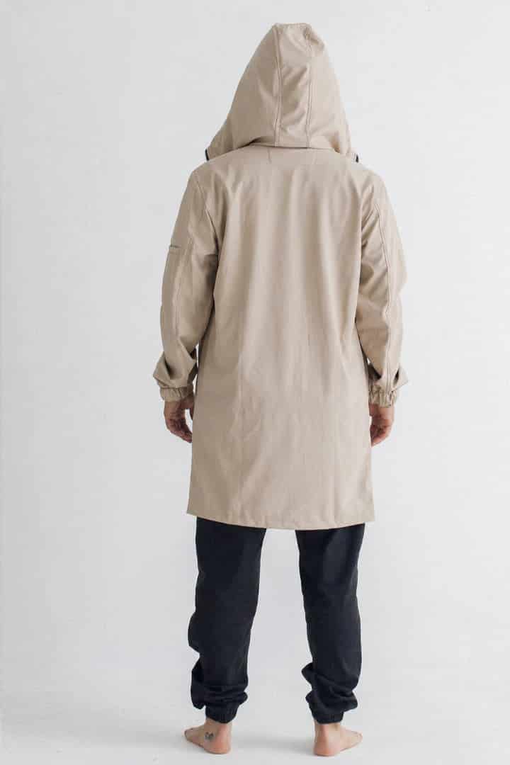 Chaqueta para lluvia beige - miniatura 4