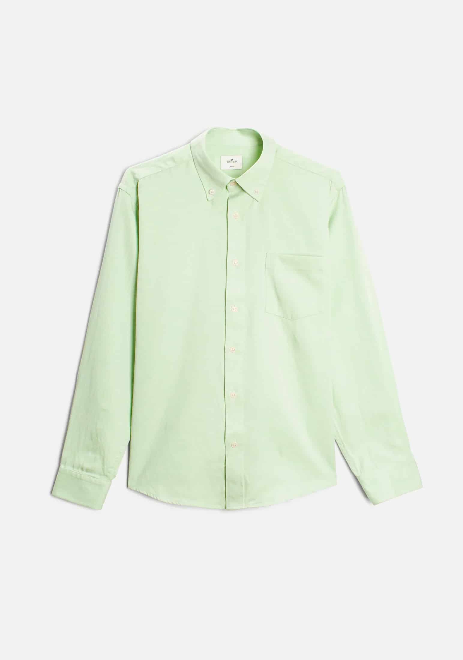 Camisa H CF Hamilton Tencel Verde Claro - miniatura 6