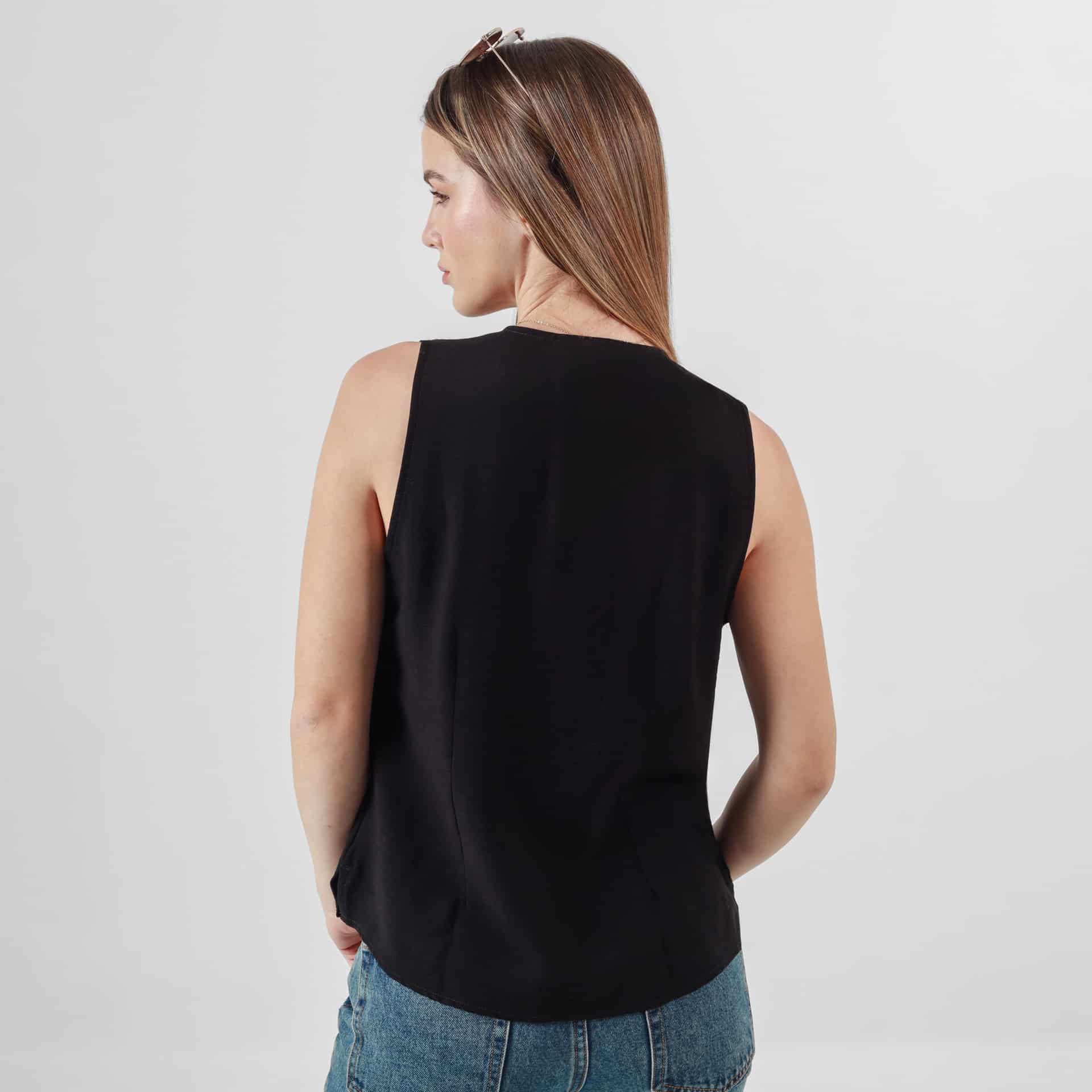Blusa Cuello V Manga Sisa - miniatura 14