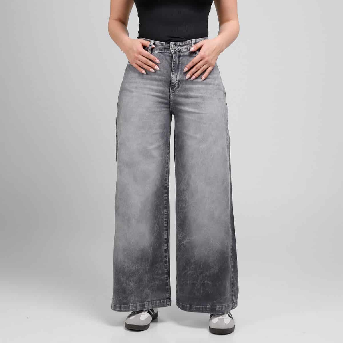 Jean Wide leg Axspen Ax-2830 Gris - miniatura 1