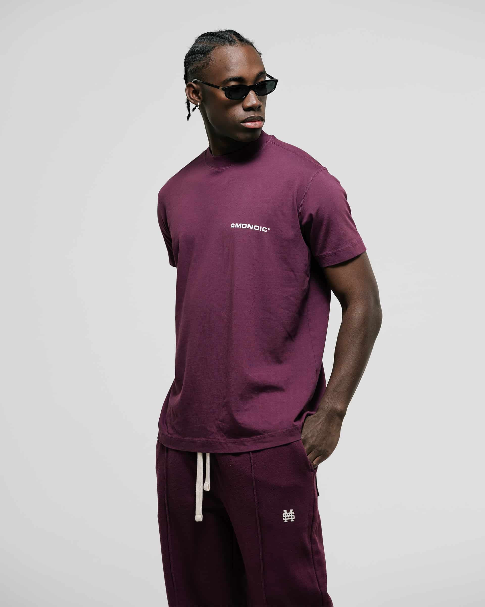 Camiseta Regular Fit Básica V3 - Burgundy - miniatura 2