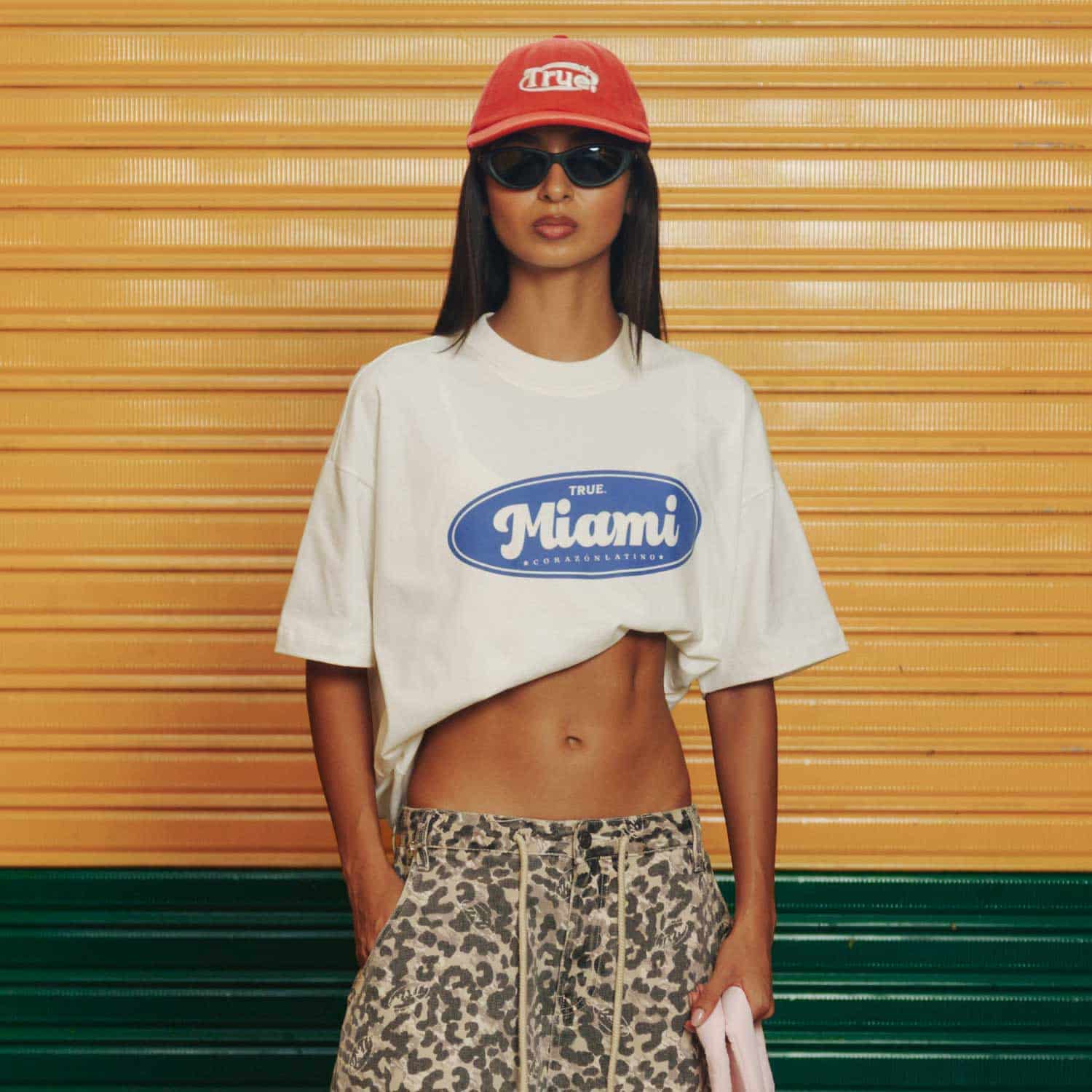 Miami Latin Heart T-Shirt - Cream - miniatura 2