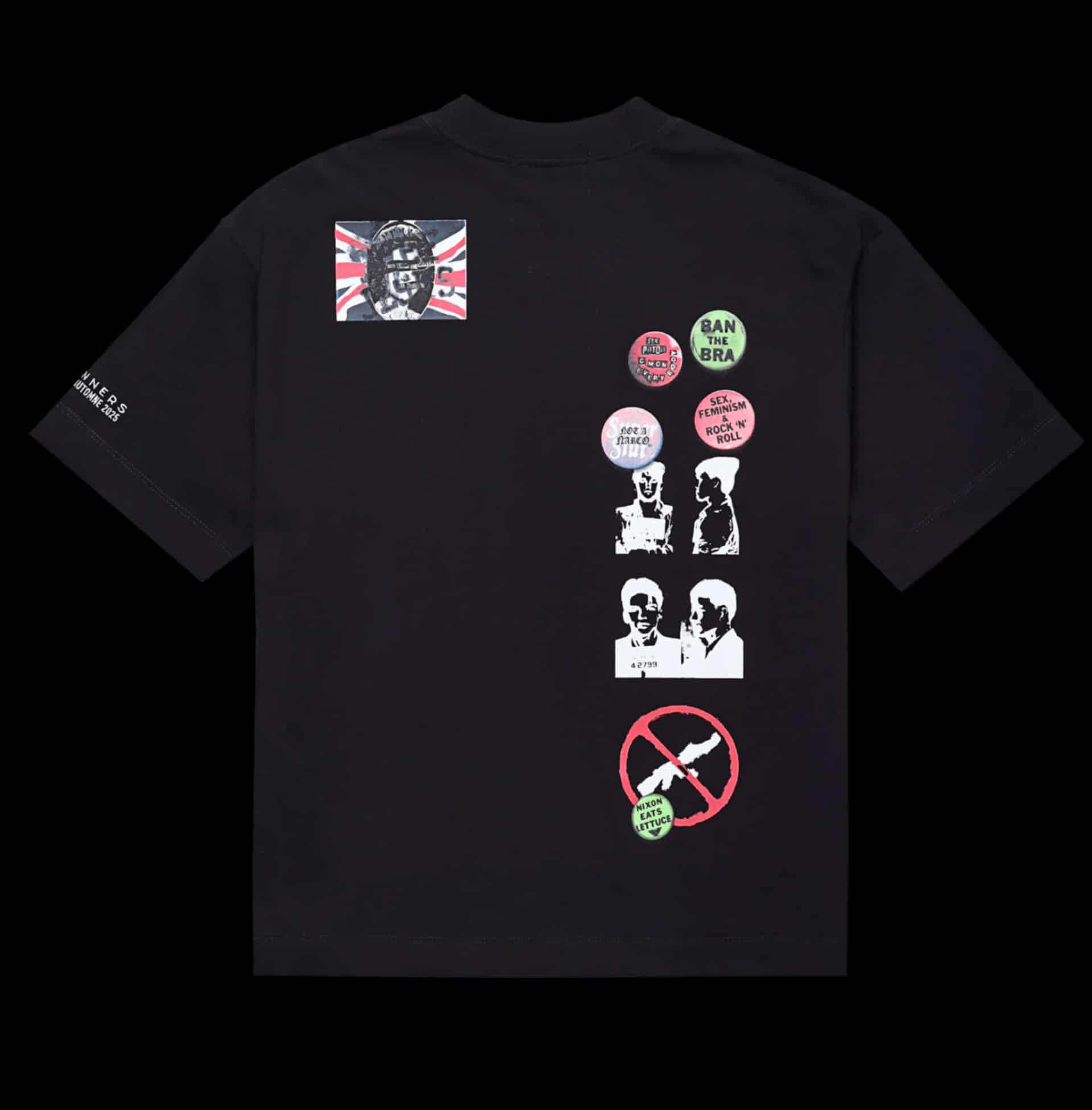 STAMPS BLACK T-SHIRT - miniatura 3