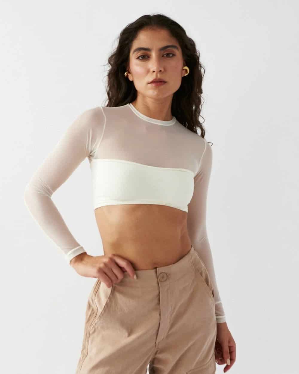VANILLA MESH TOP - miniatura 1