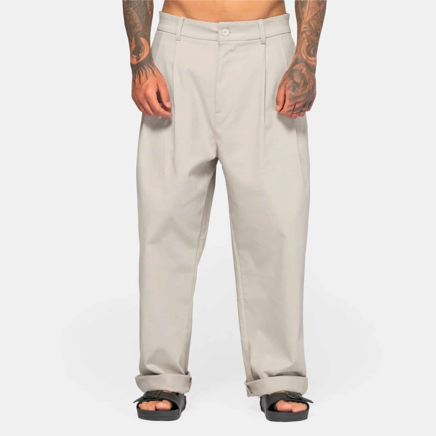 Baggy Pants Studio Cut Beige - miniatura 5