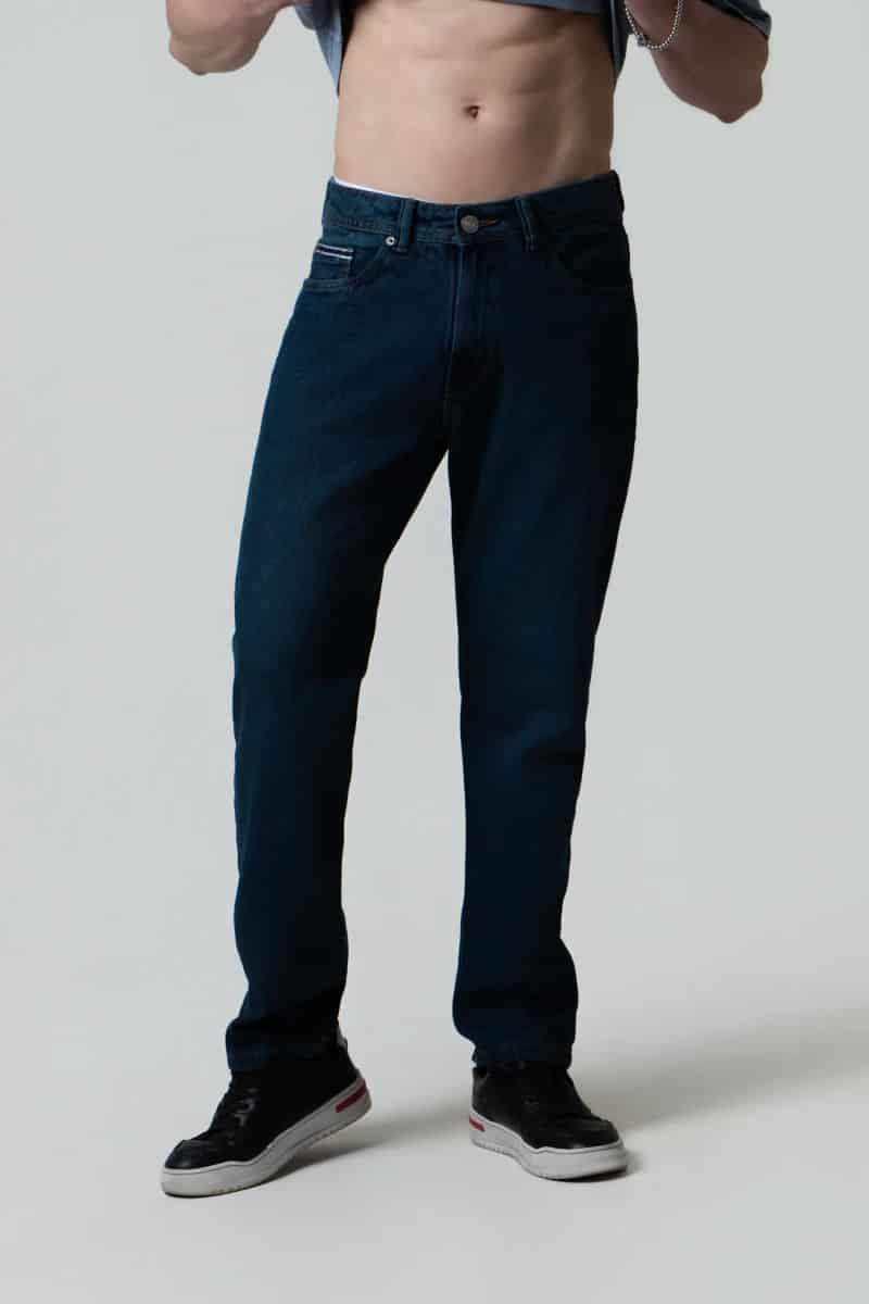 JEAN 5 BOLSILLOS COLOR AZUL OSCURO - miniatura 9