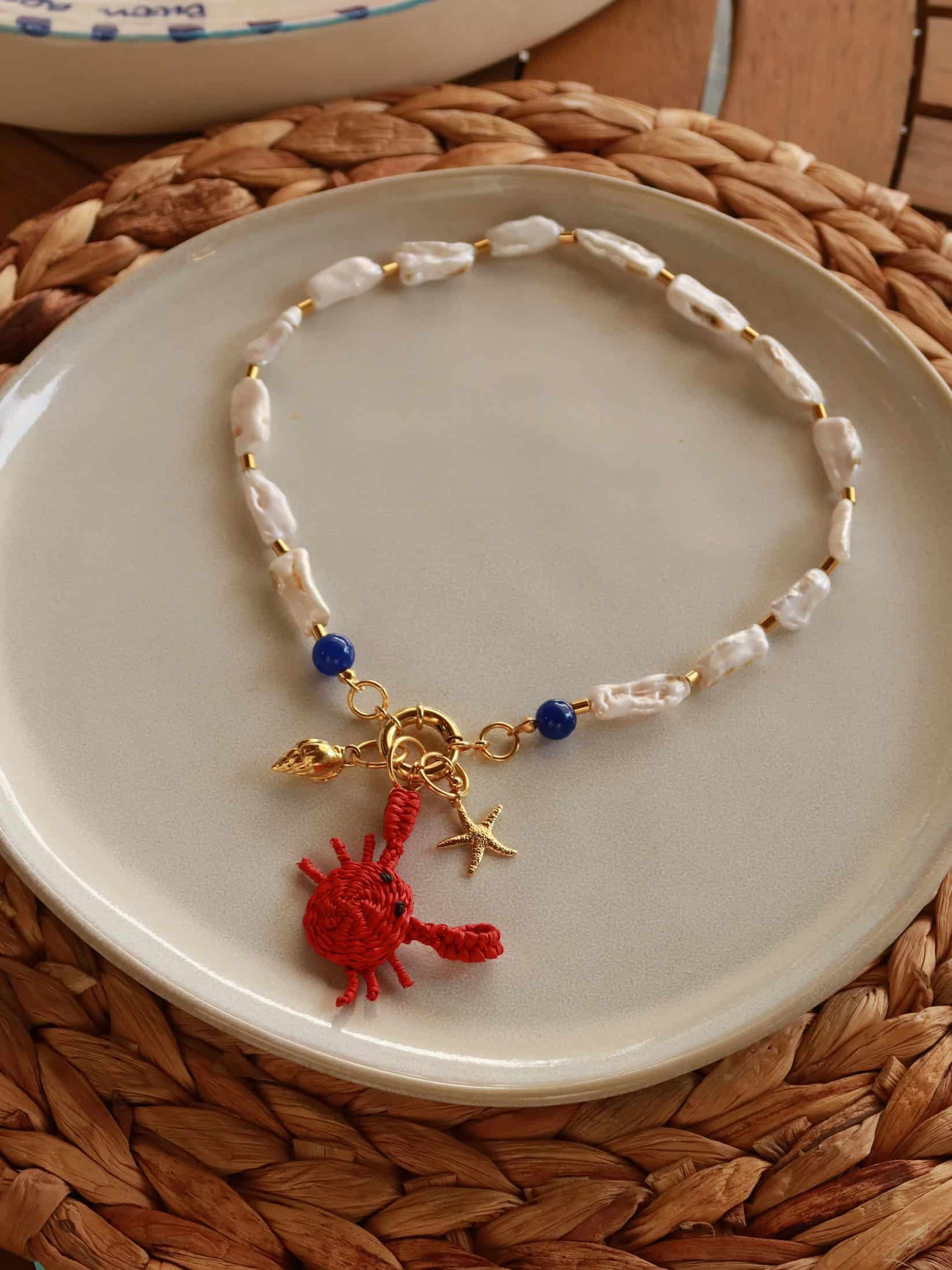 Senda Necklace Pearl + 3 Removable Charms - miniatura 3