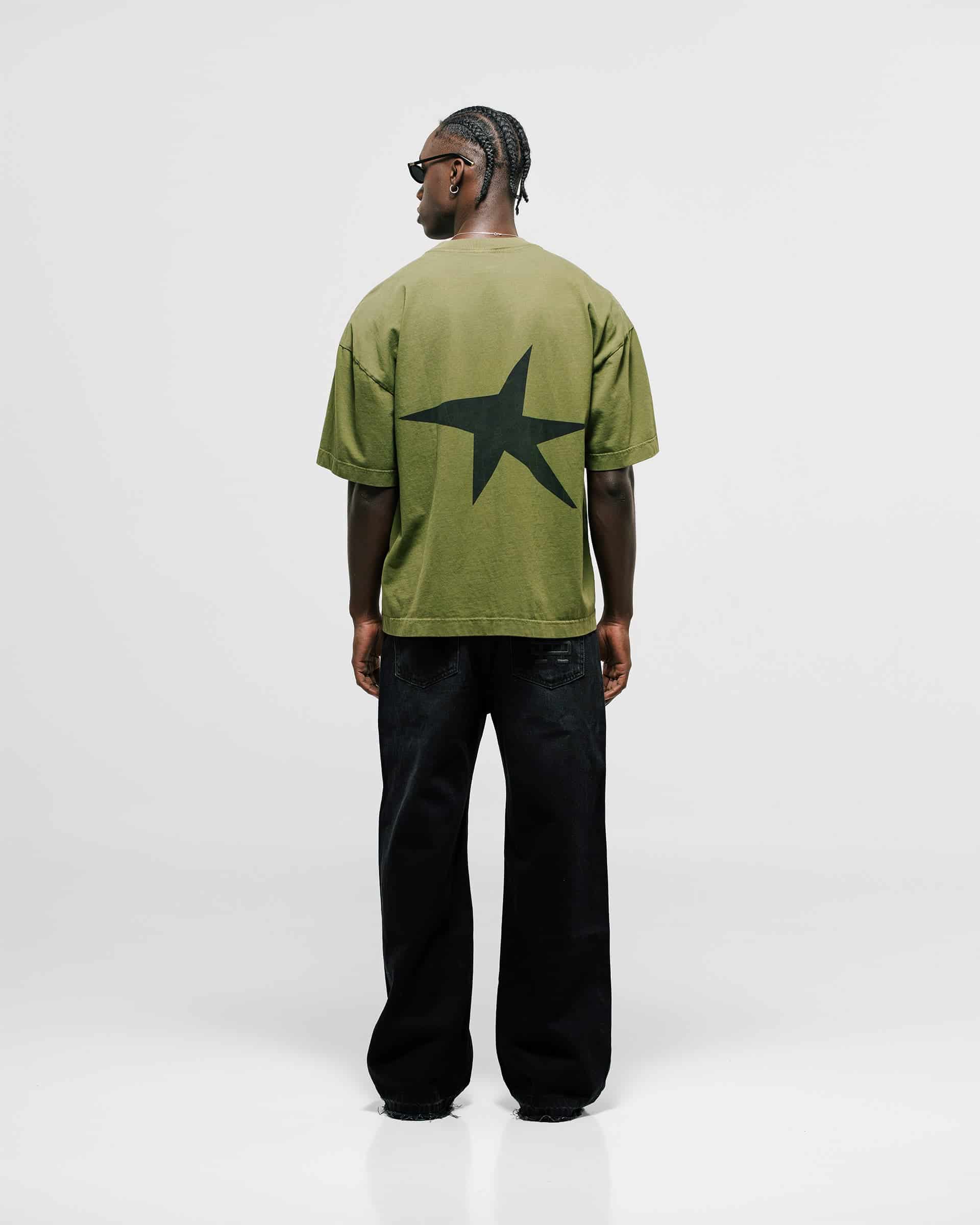Camiseta Boxy Fit Riva - Verde Oliva - miniatura 3