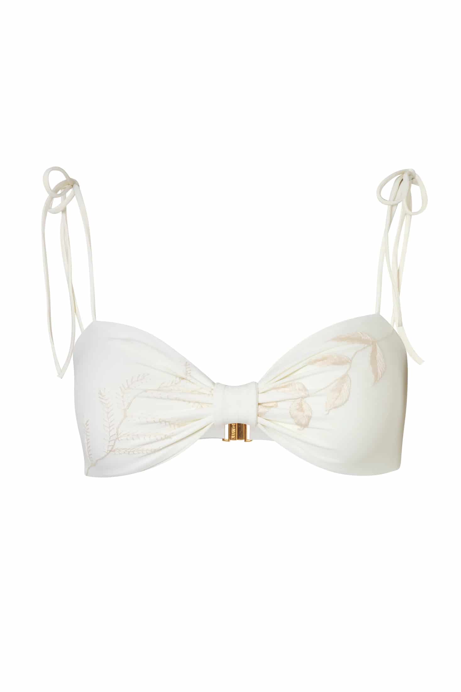 San Miguel Hand-Embroidered Top / Ivory - miniatura 1