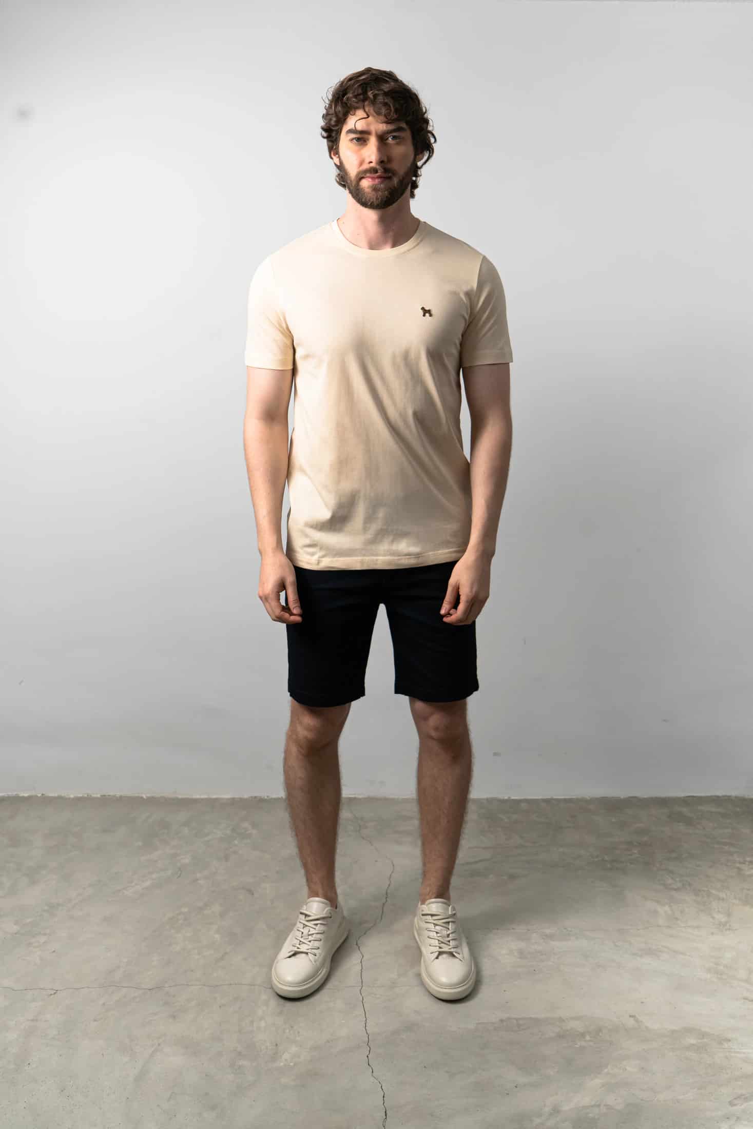 Camiseta Básica Crema - miniatura 1