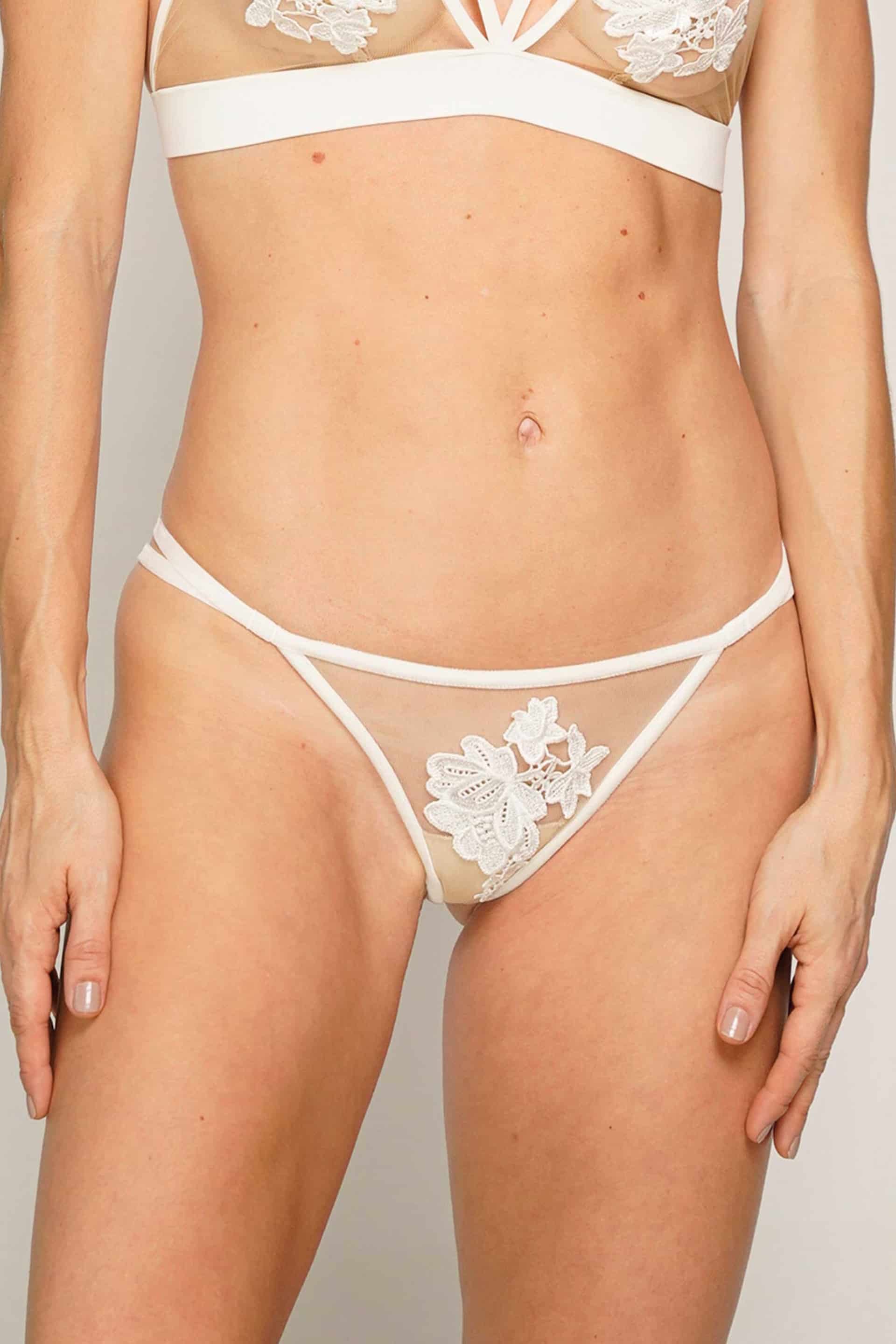 PANTY HILO ELLIPSE INVISIBLE SEXY DELUXE CRUDO - miniatura 1
