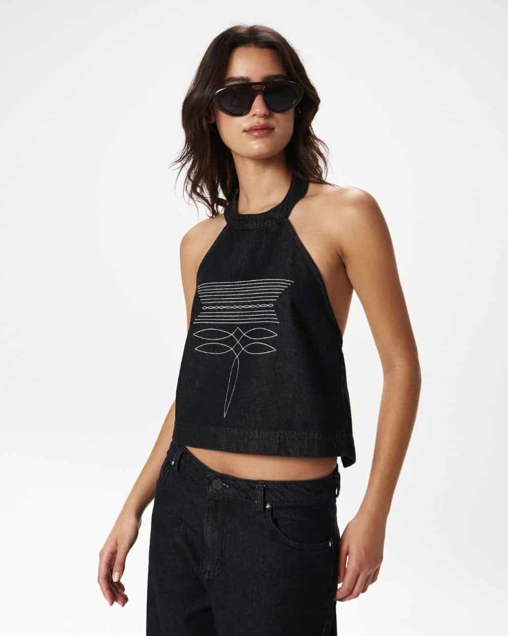 BRONC TOP BLACK - miniatura 5