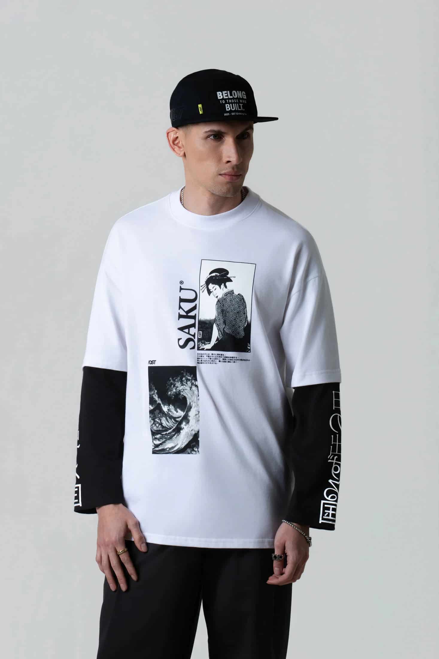 CAMISETA MANGA LARGA COLOR BLANCO BLANCO - miniatura 1