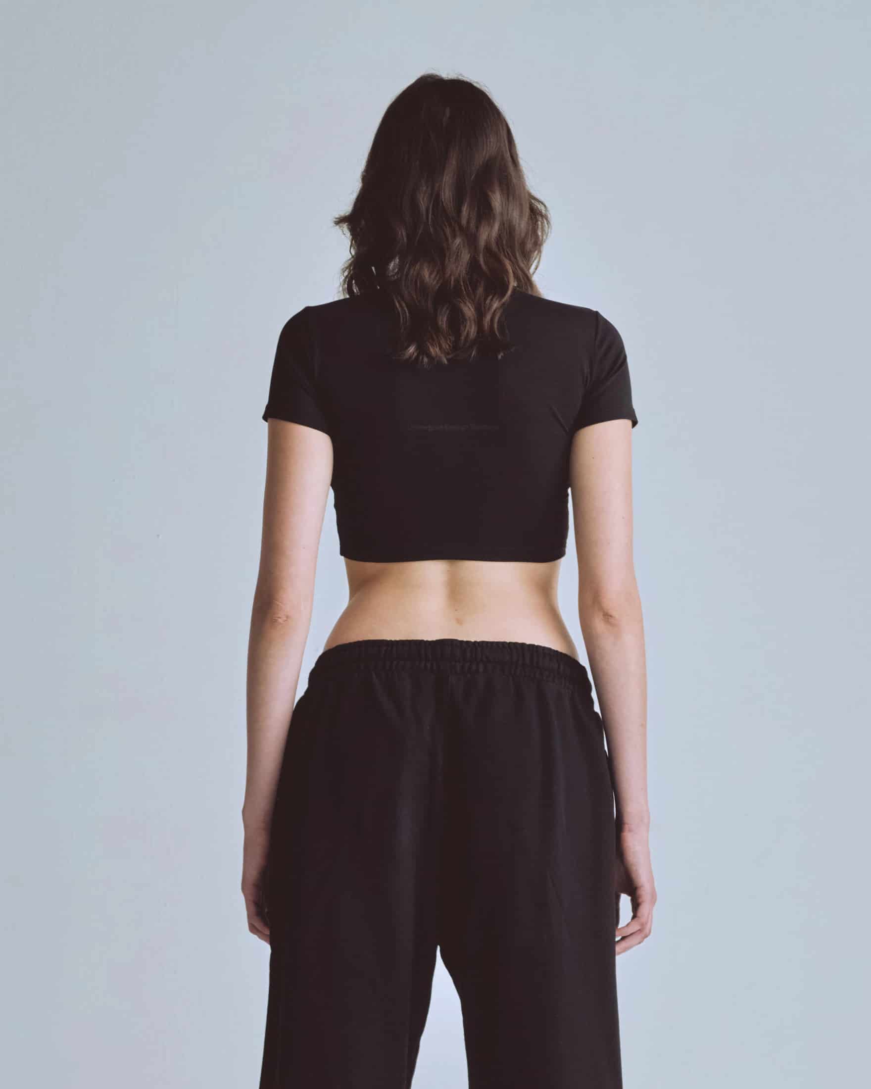 Capsule Blessed Are You Baby Tee Black - miniatura 5