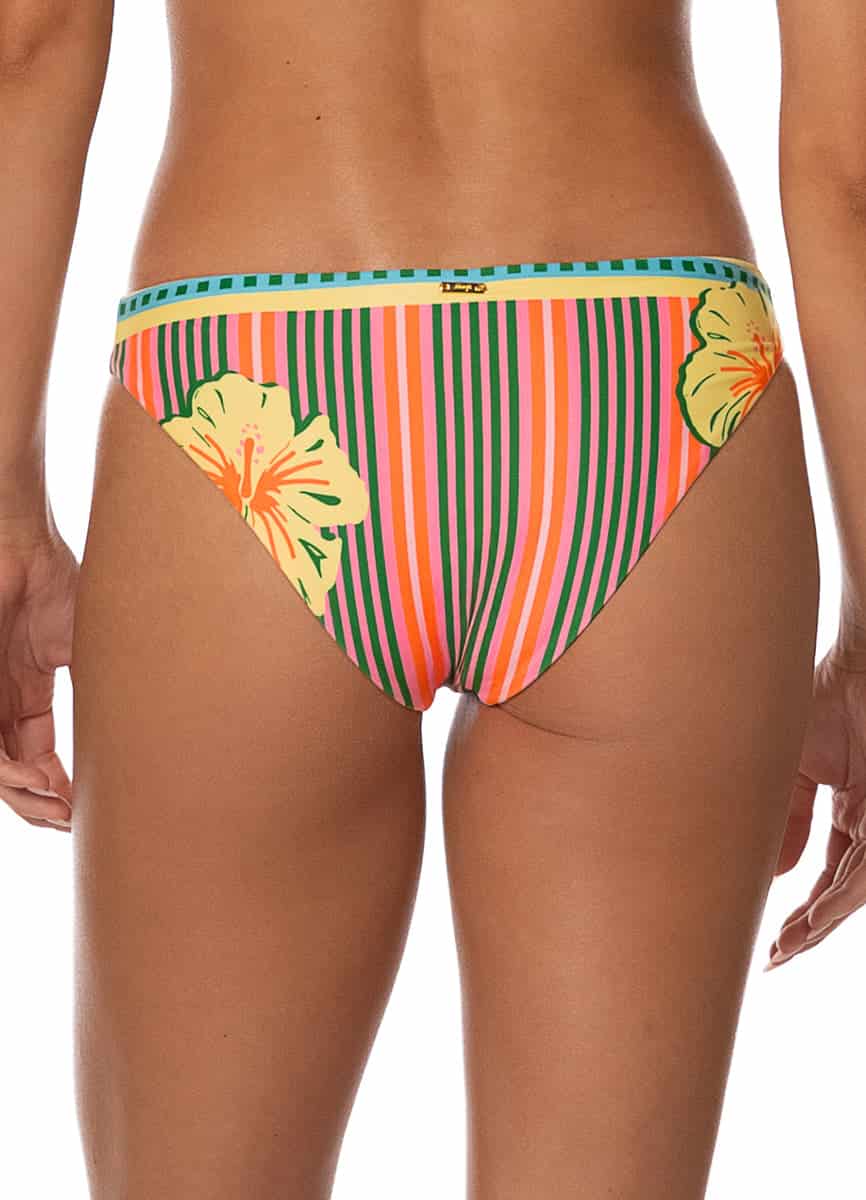 Maaji Striped Paradise Flirt Low Rise Thin Side Bikini Bottom - miniatura 3