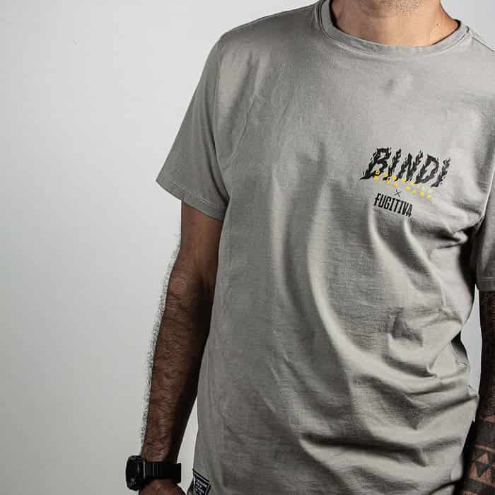 Camiseta Bindi x Fugitiva Gris - miniatura 4
