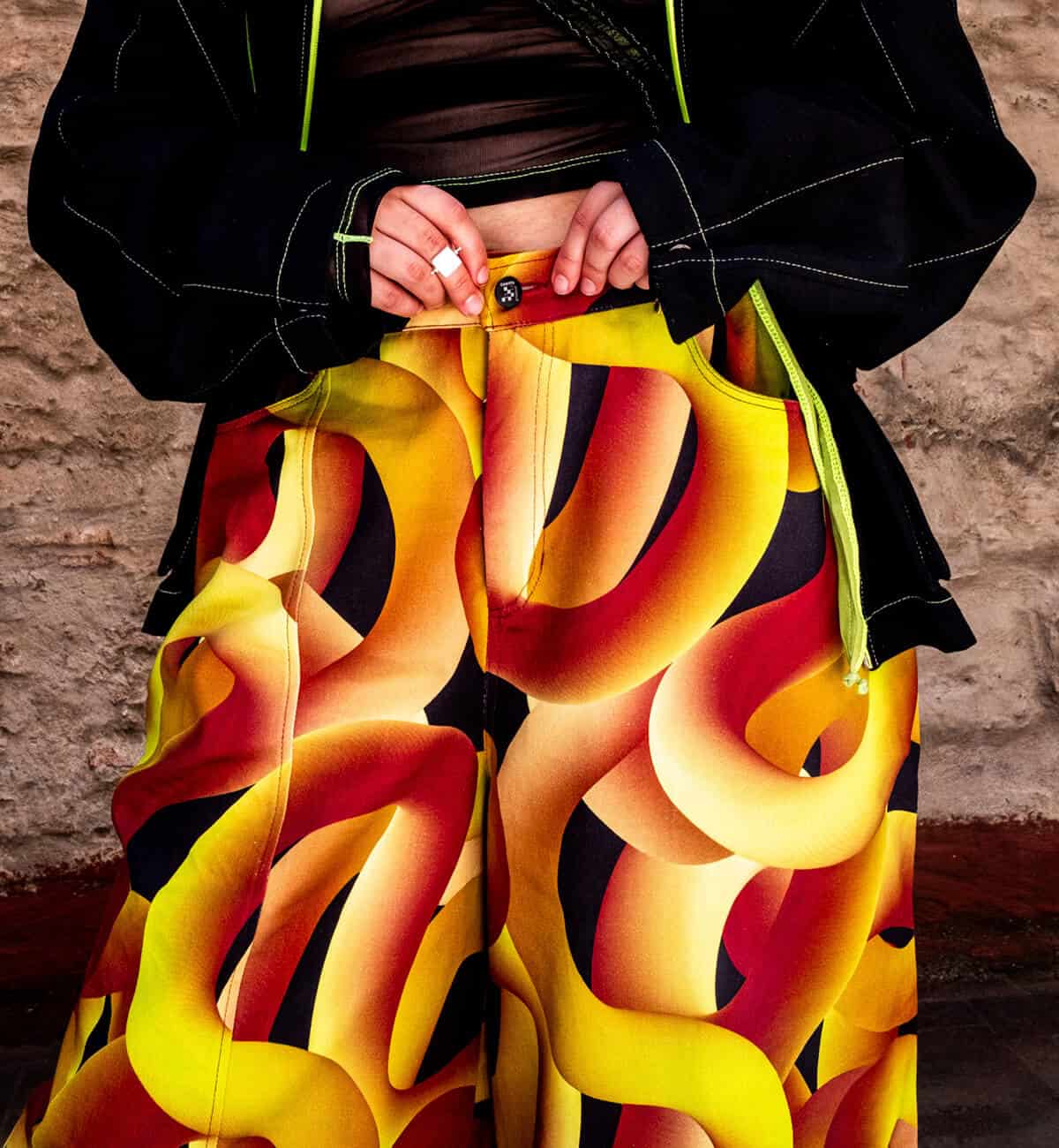 ✴︎ Pantalón Desarmable Agender 🩸 Cc: Caníbal ✴︎ Tripa 3D - miniatura 3