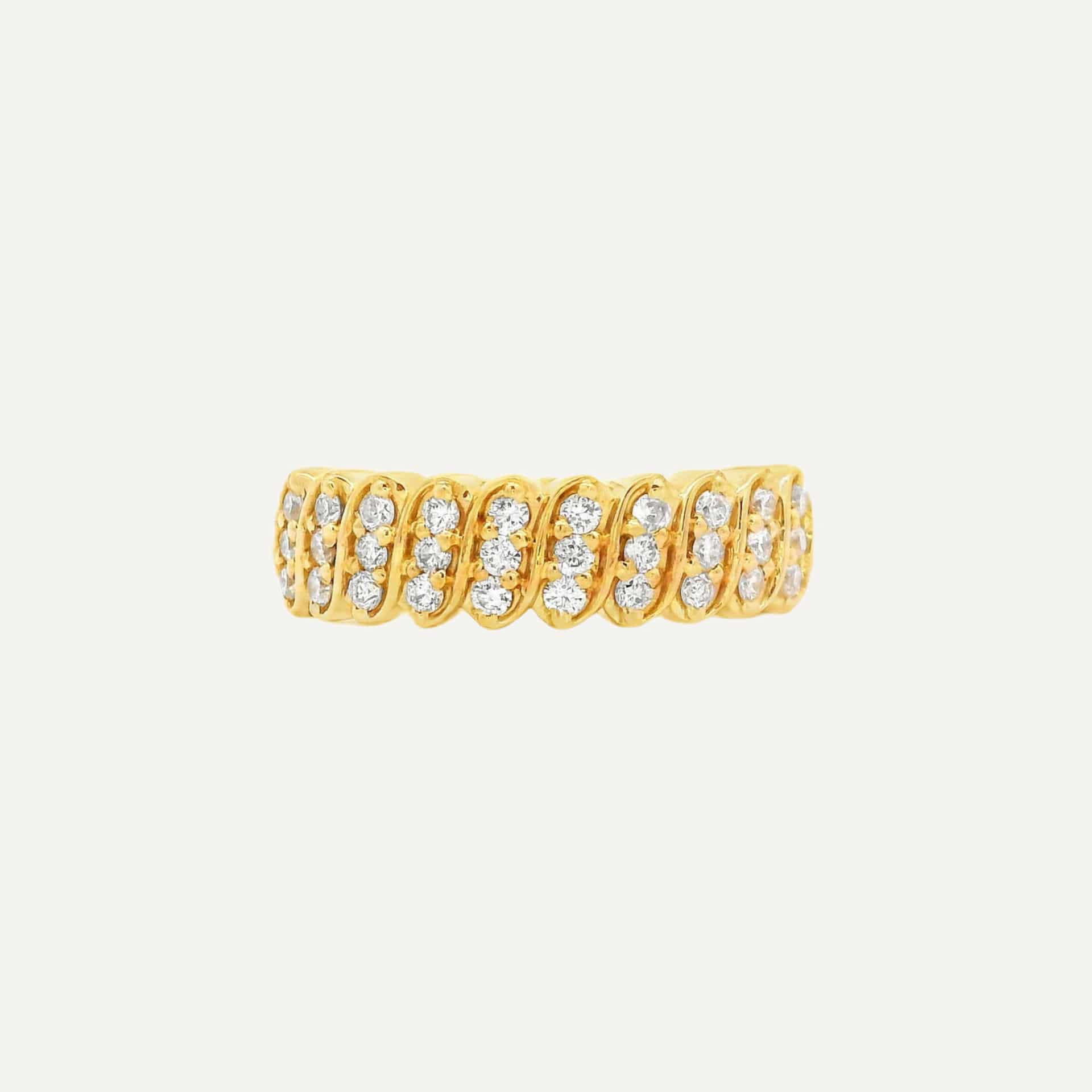 Anillo Ondas Antique - miniatura 1
