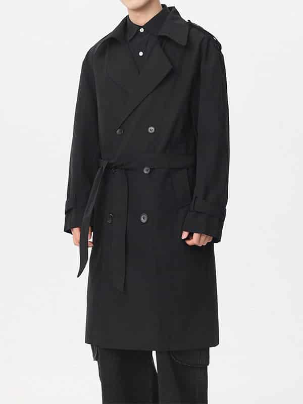 Classic Double-Breasted Trench Coat - miniatura 1