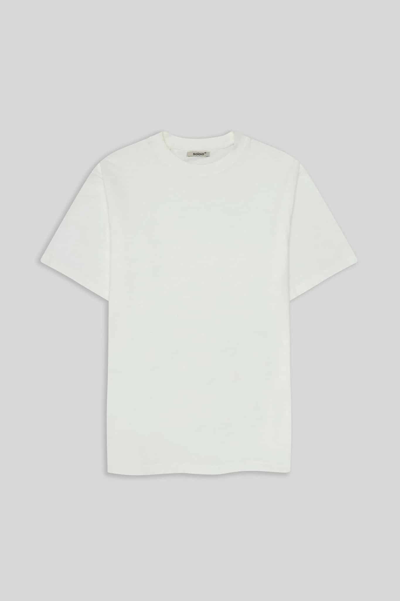 Men's cotton t-shirt white milenario - miniatura 1