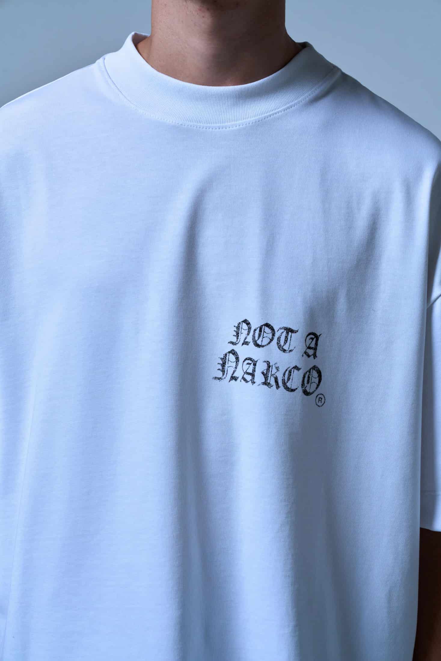 NOT A NARCO FW25 WHITE T-SHIRT - miniatura 9