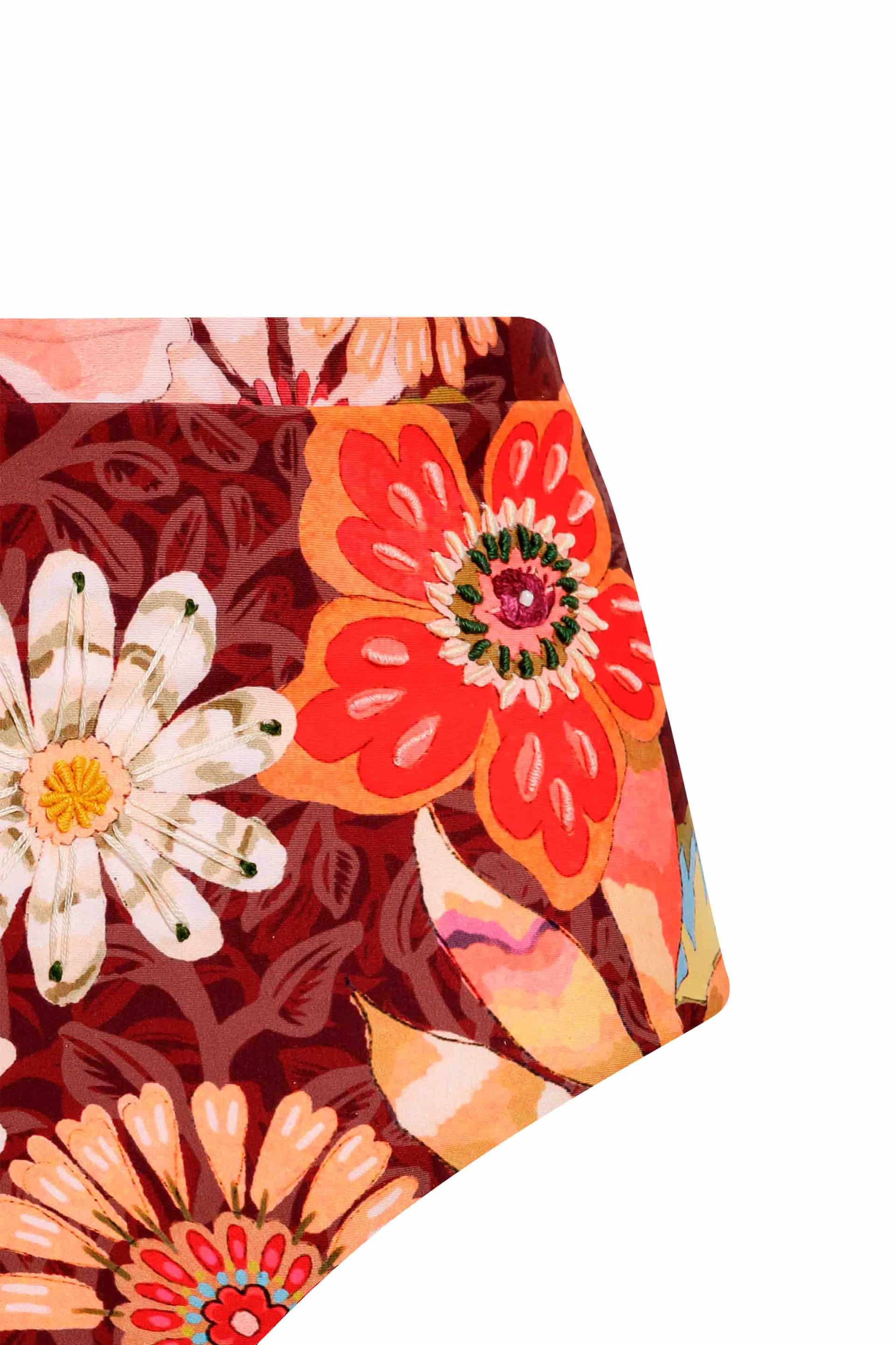 Panty Setentero De Bikini Tropical - miniatura 2