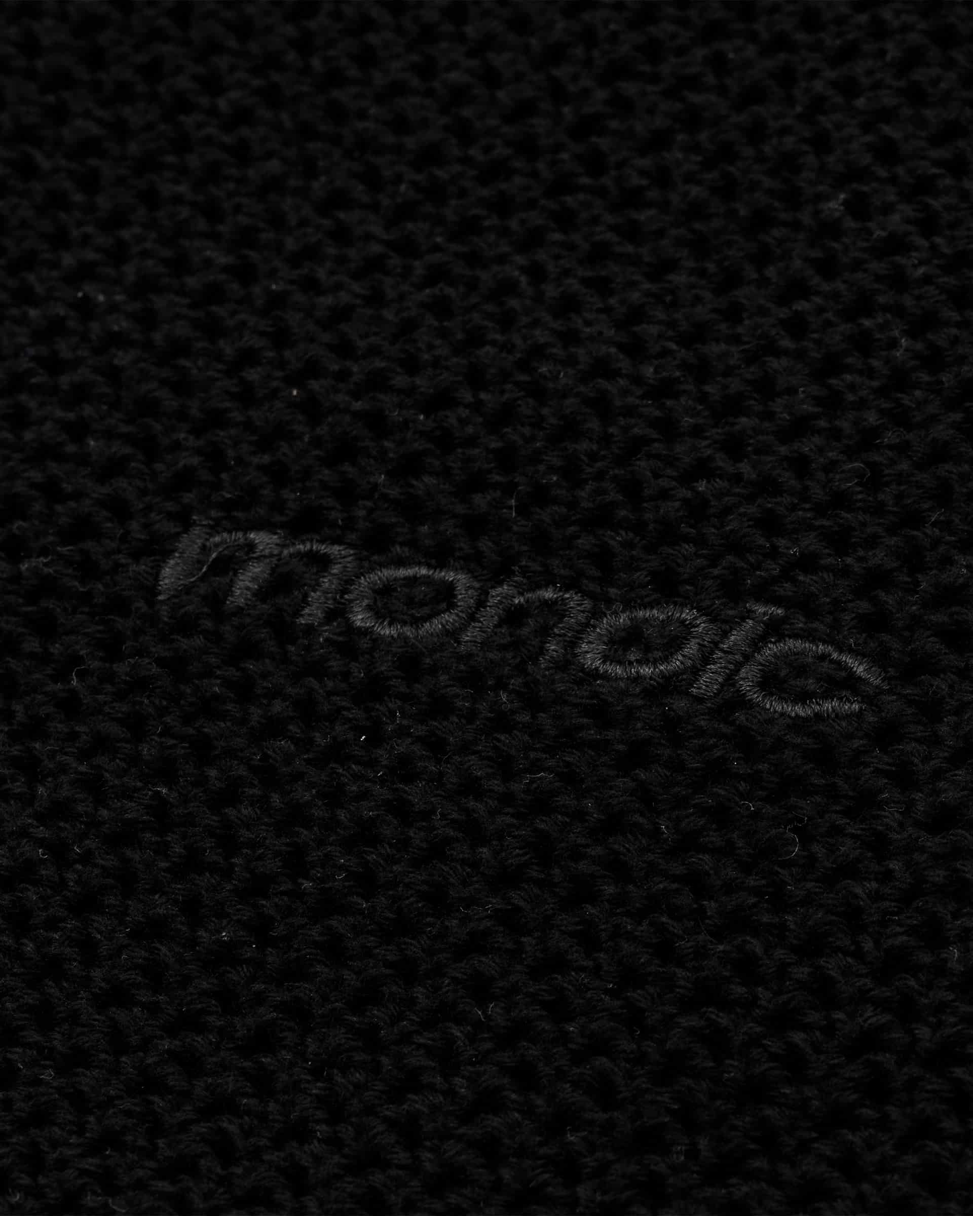Knit Monogram Sweater - Negro Oscuro - miniatura 7